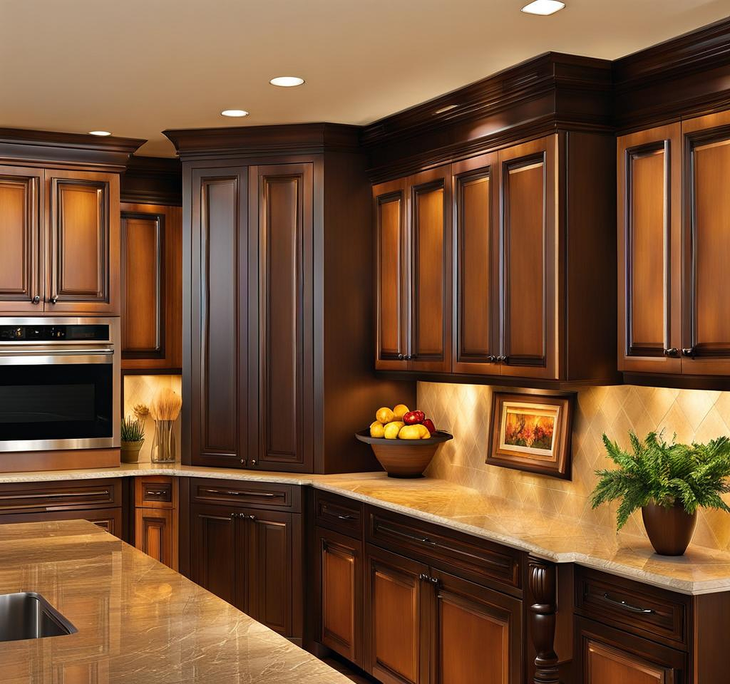 3 tone kitchen cabinets