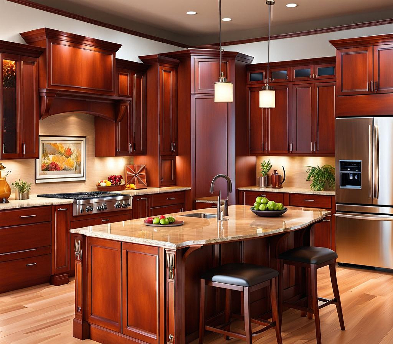 Introducing Modern Cherry Kitchen Cabinets for a Fresh Look