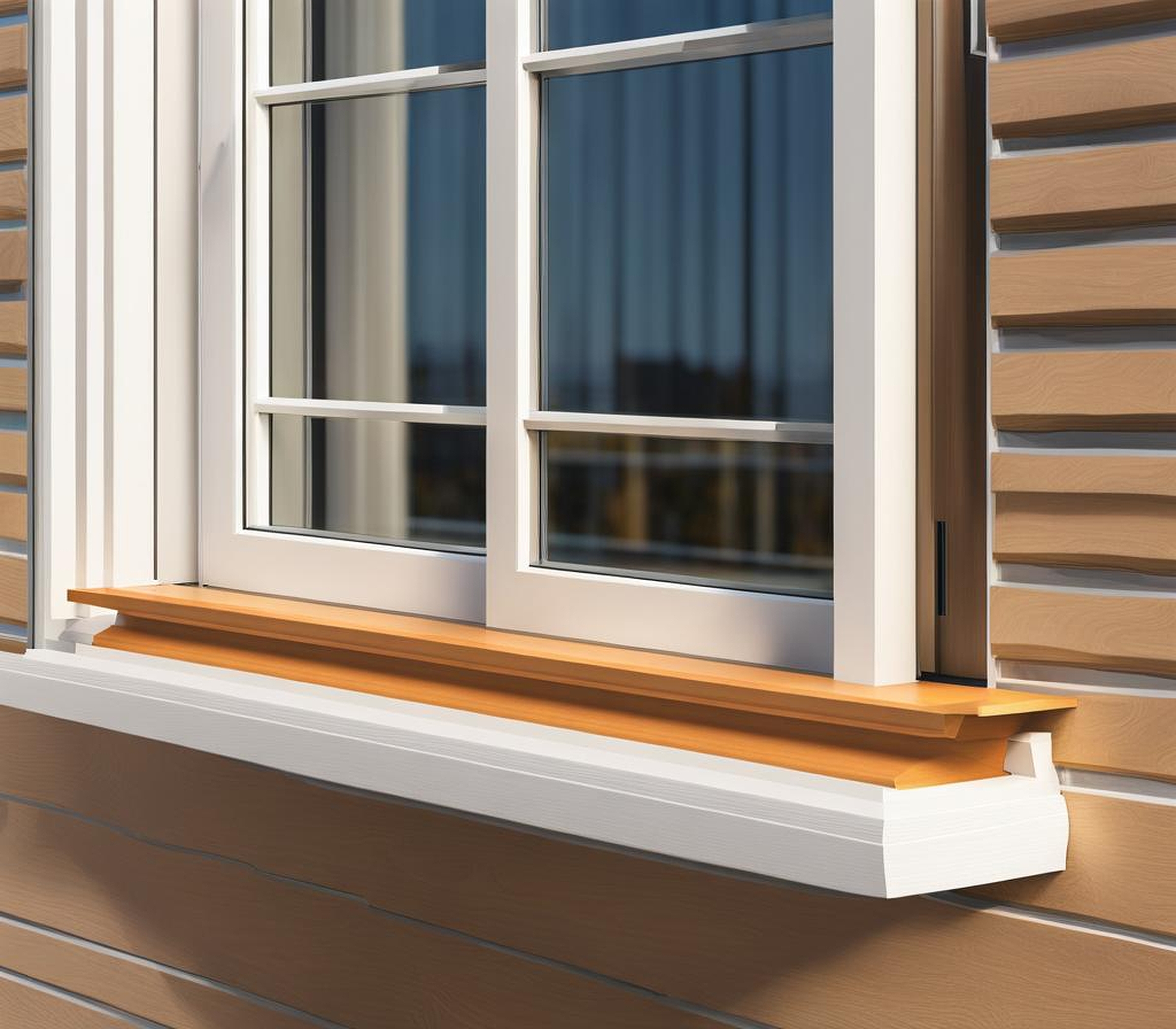 exterior window sill dimensions