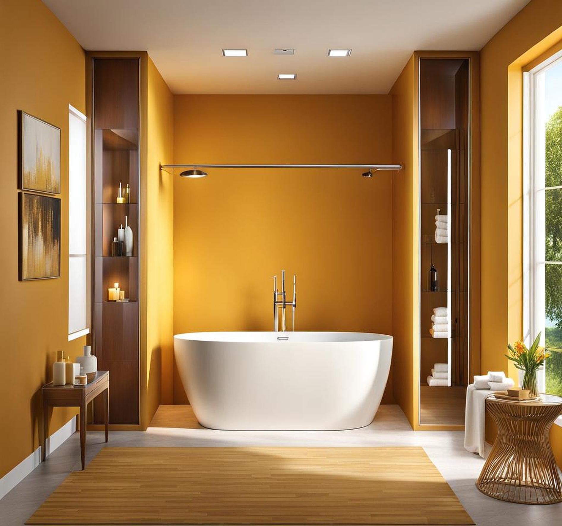 what paint finish is best for a bathroom