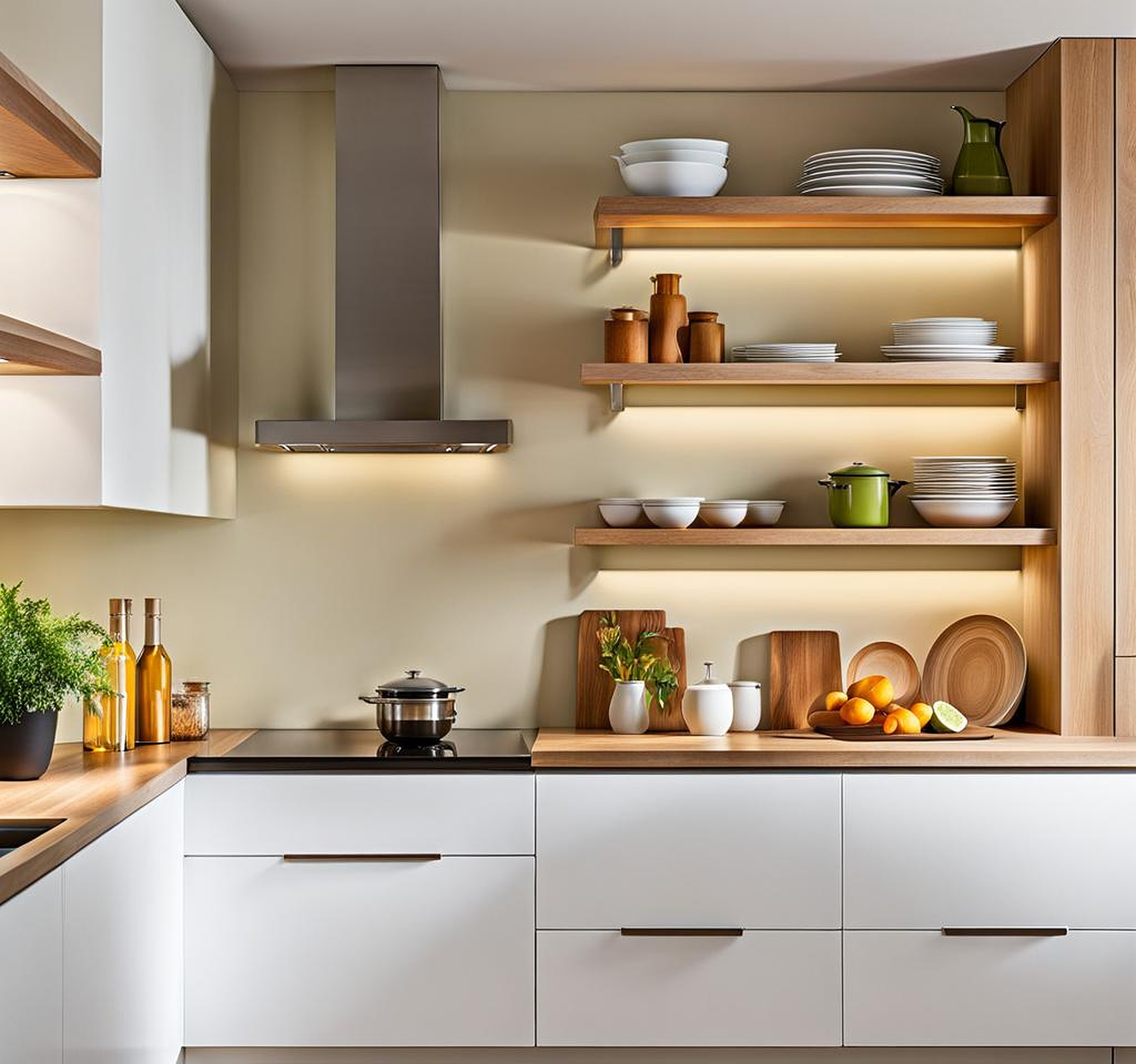 kitchen corner shelving ideas