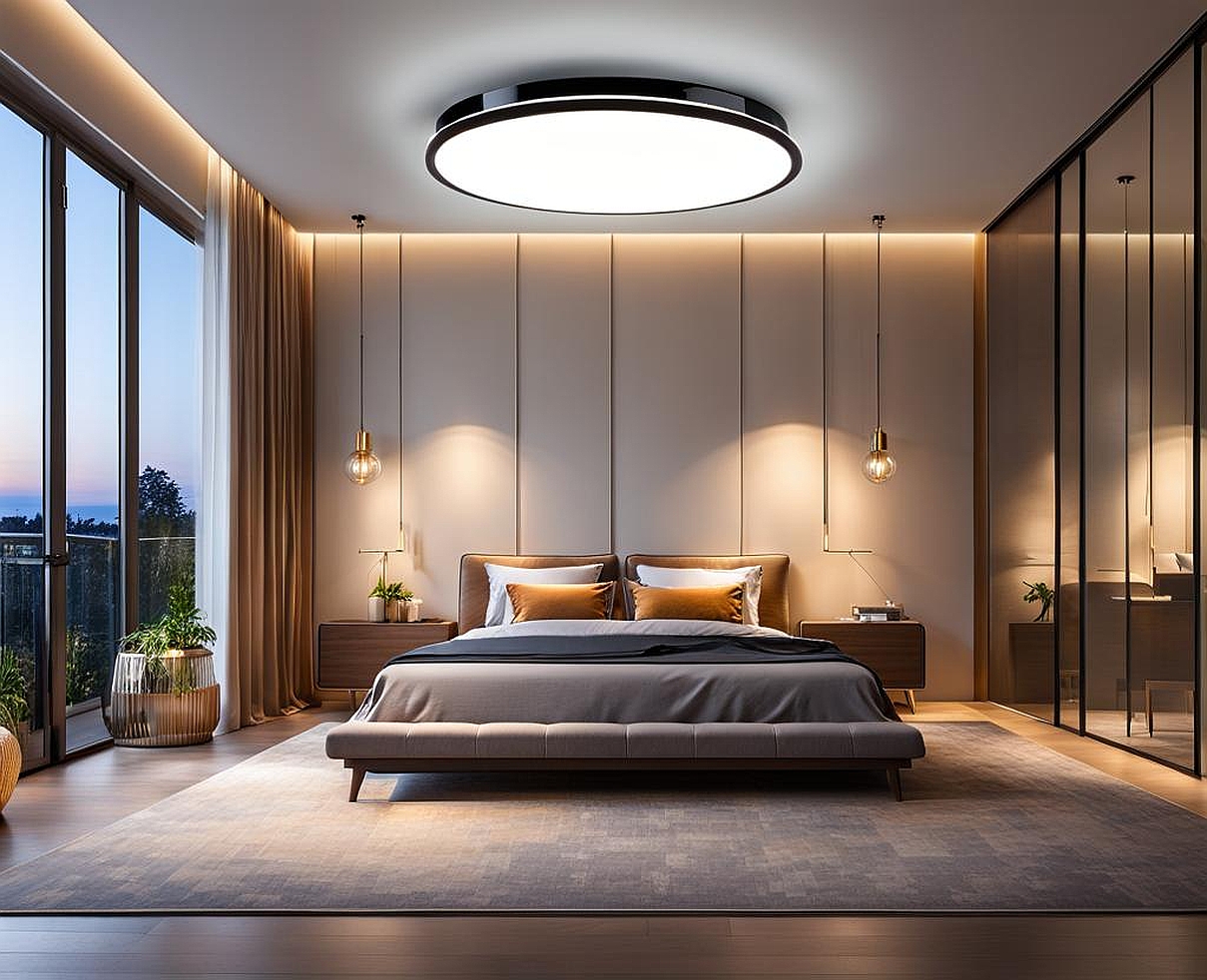 Soft Lighting Alternatives for a Bedroom with No Ceiling Light