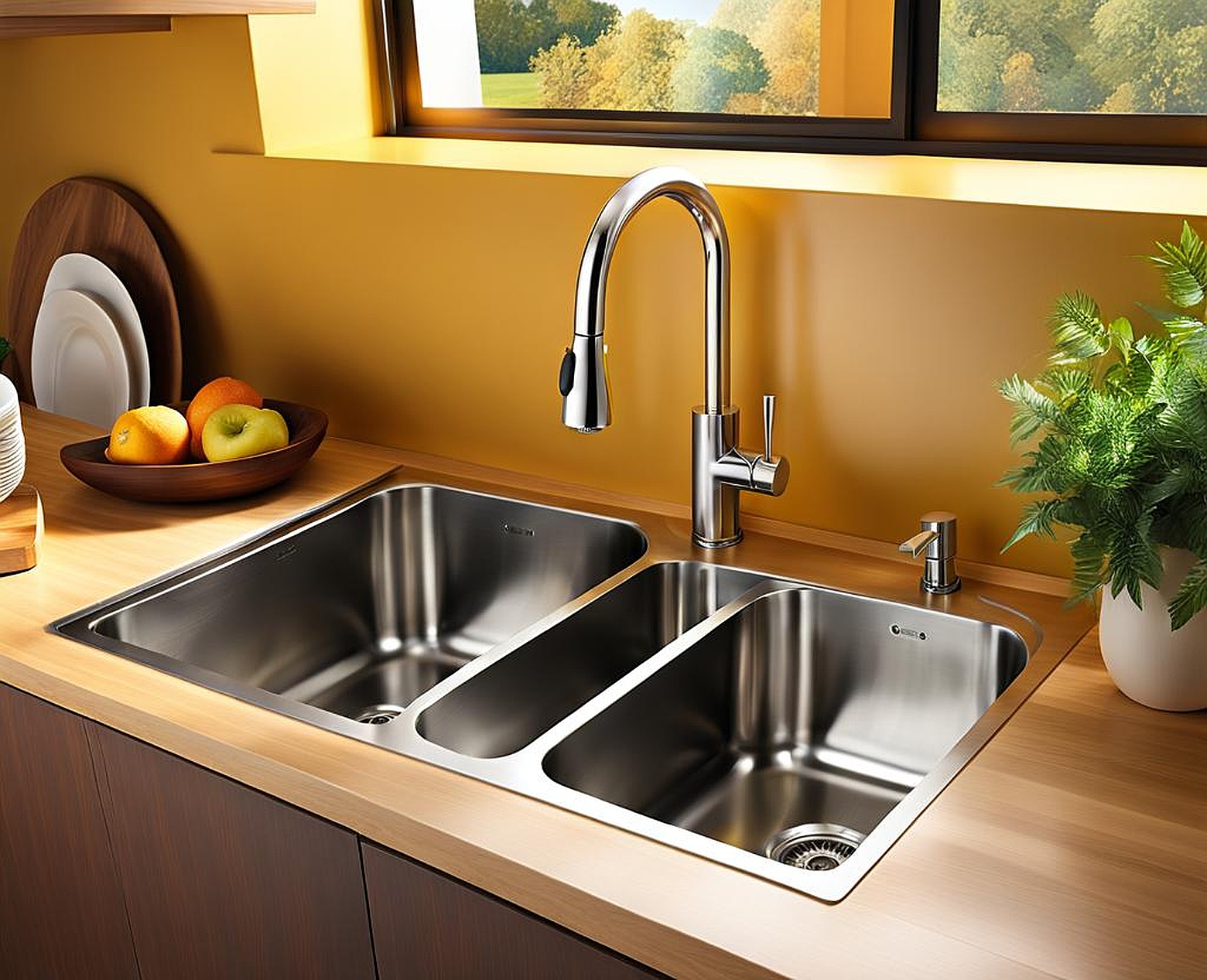 kitchen sink with removable divider