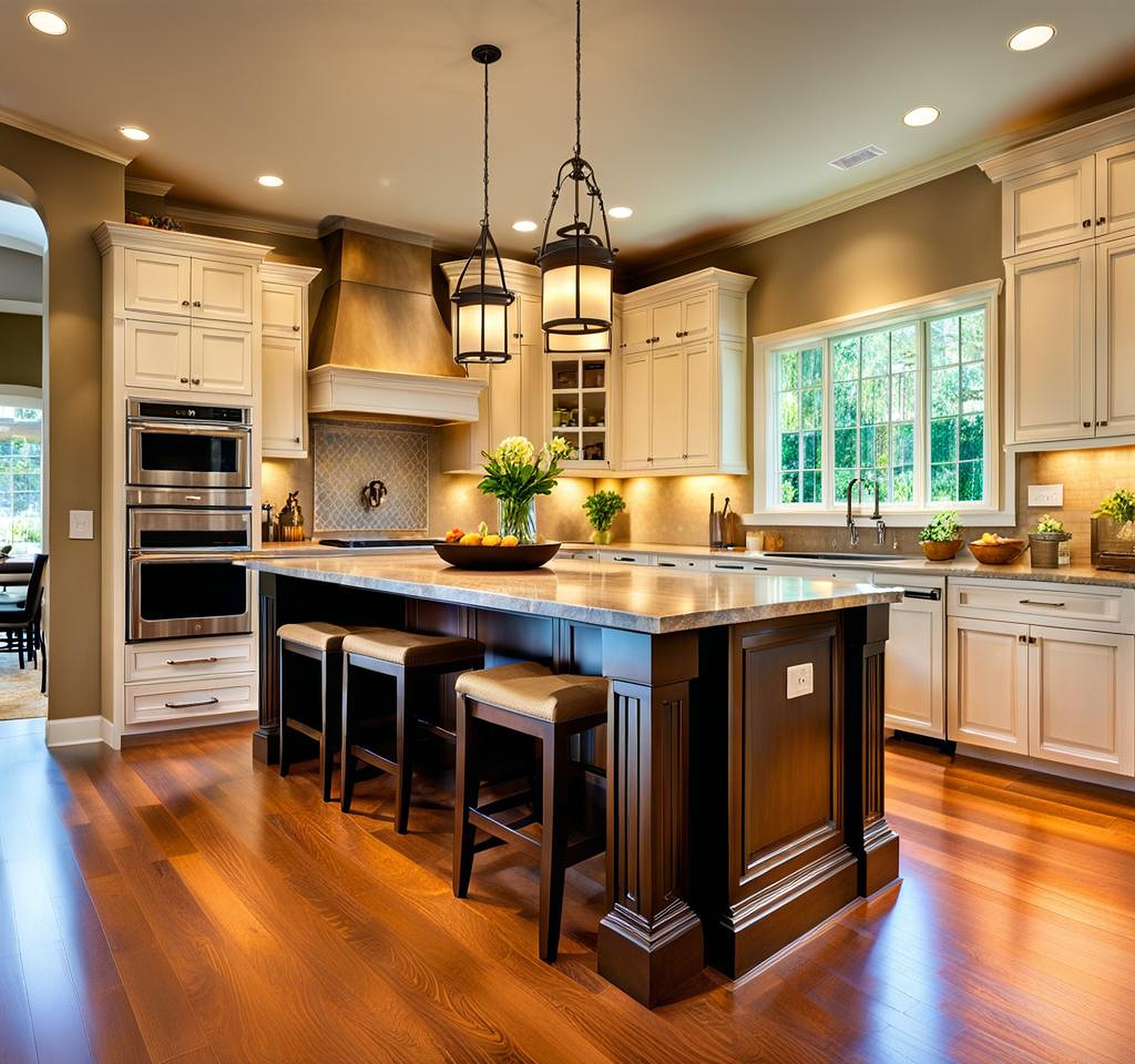 legroom for kitchen island seating