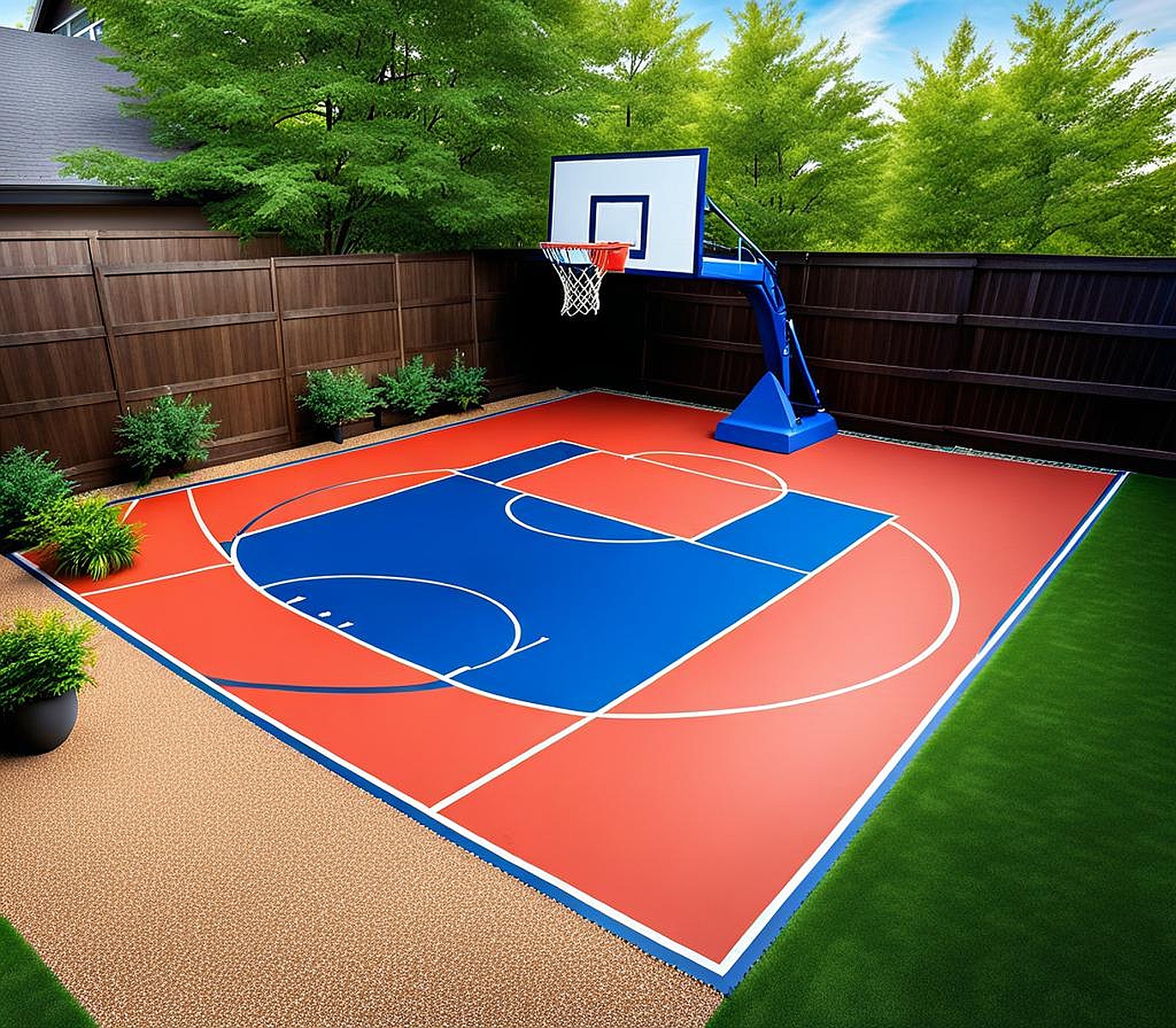 Create a Fun Outdoor Space with DIY Backyard Basketball Court Plans