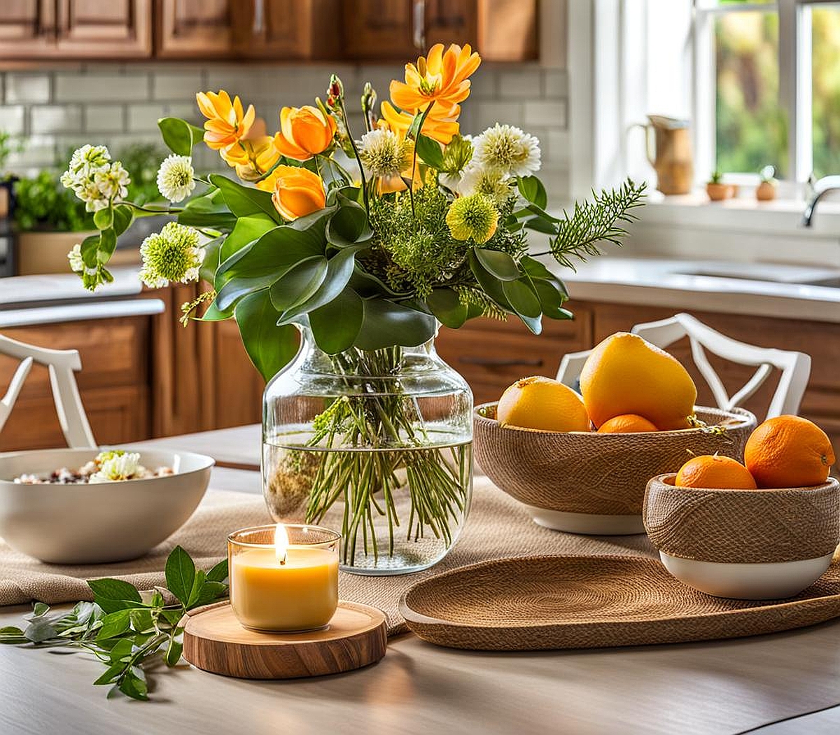 everyday diy centerpiece kitchen table