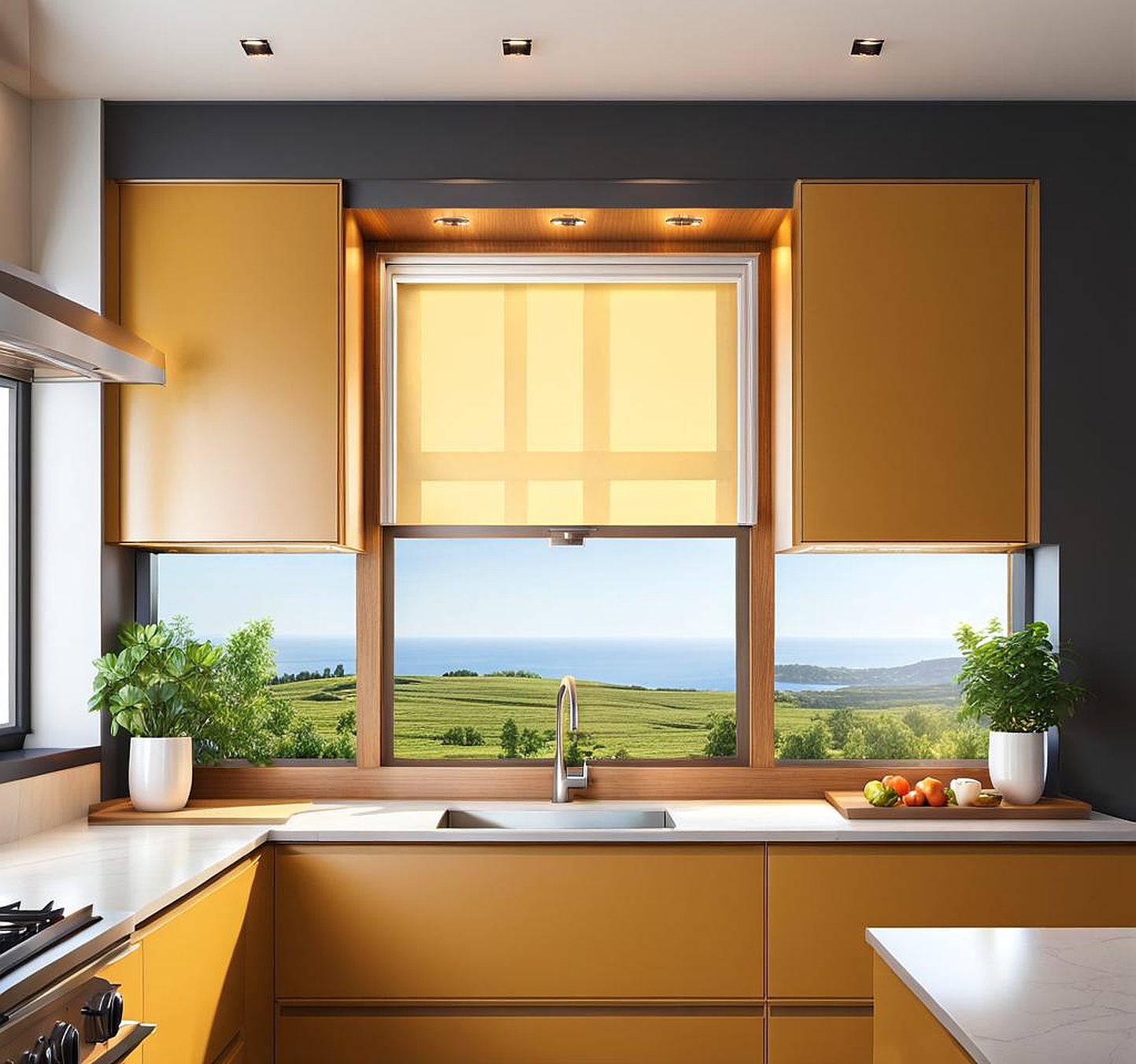 Adding a Pop Out Window to Your Kitchen Cabinets and Countertops