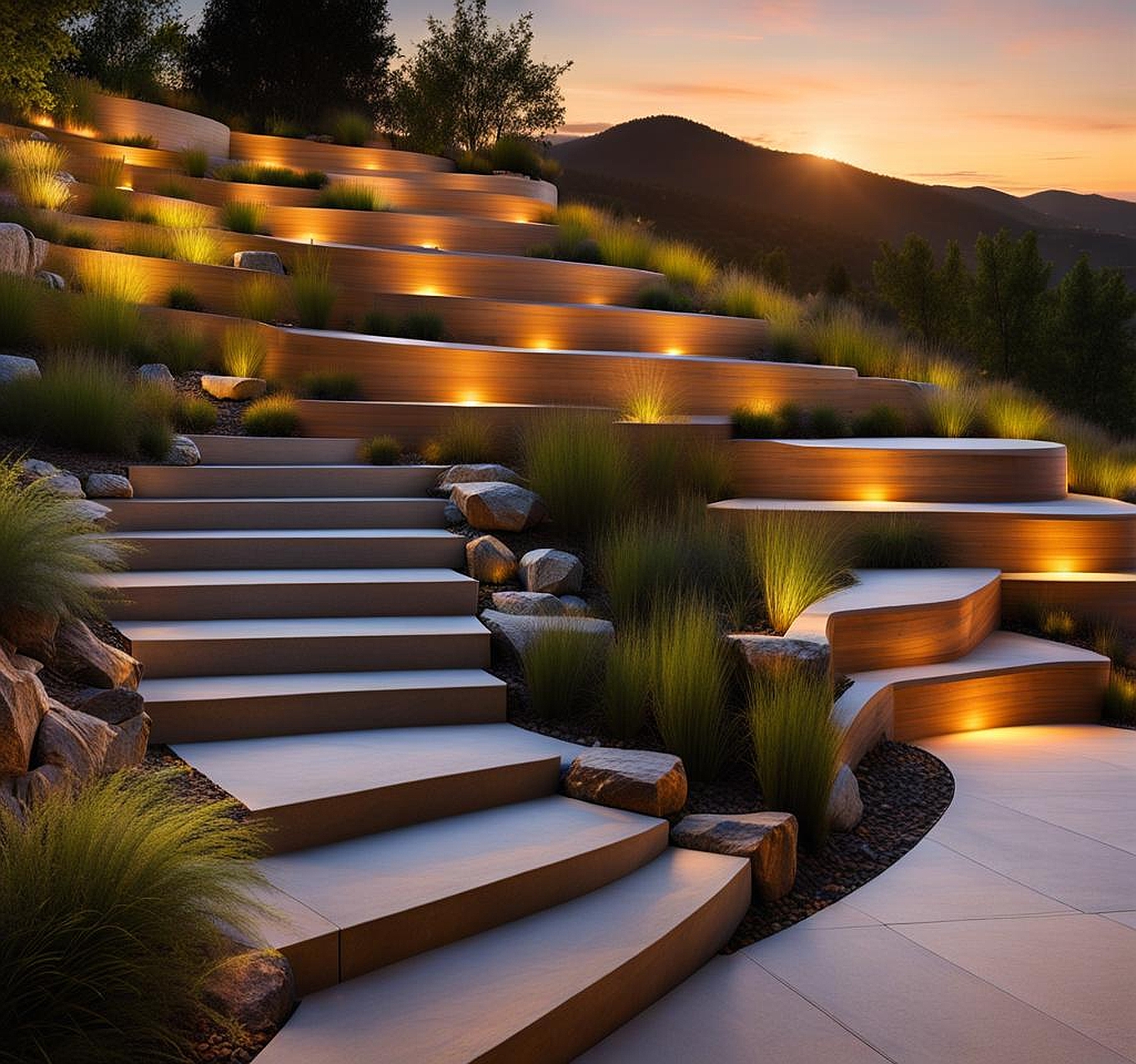 steep hillside landscaping ideas