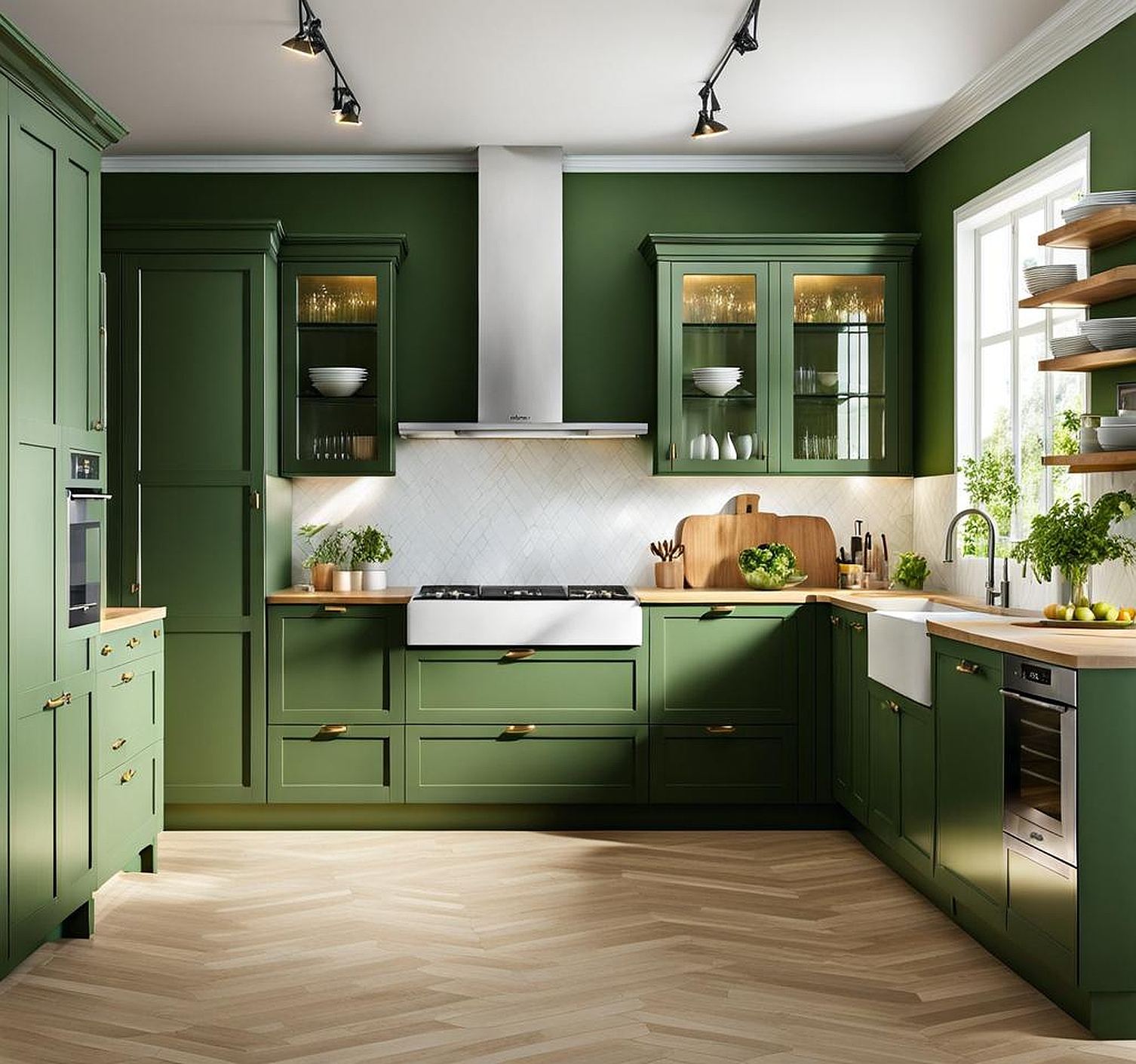 Green Painted Kitchen Ideas for a Fresh and Modern Look