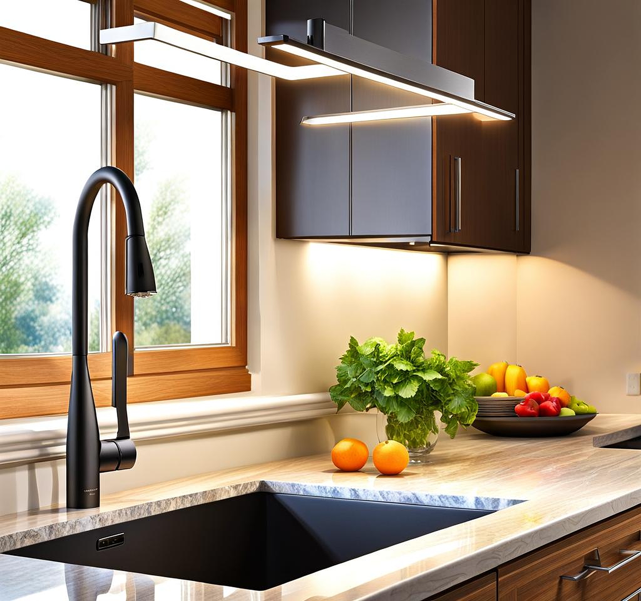 lighting over kitchen sink