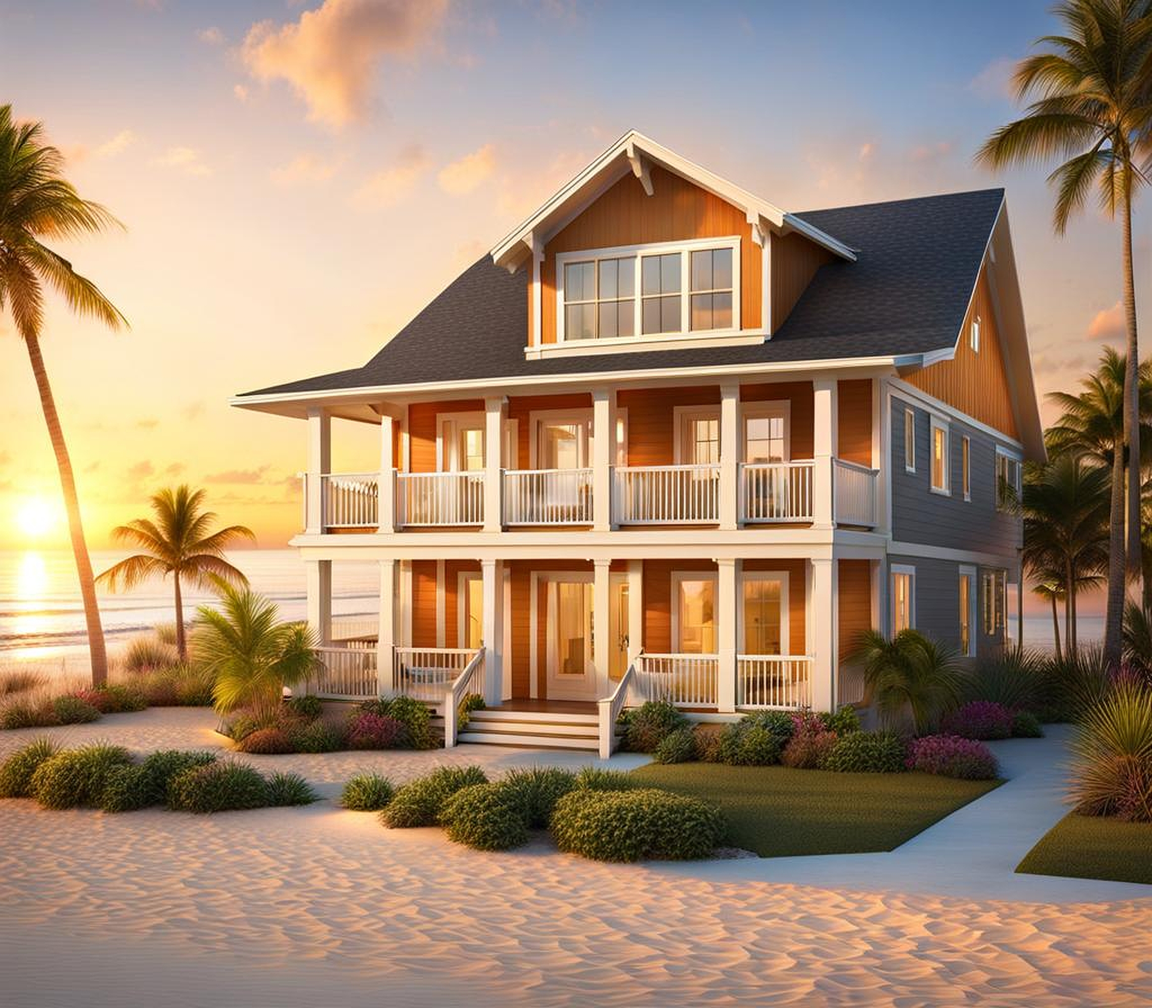 beach exterior house colors