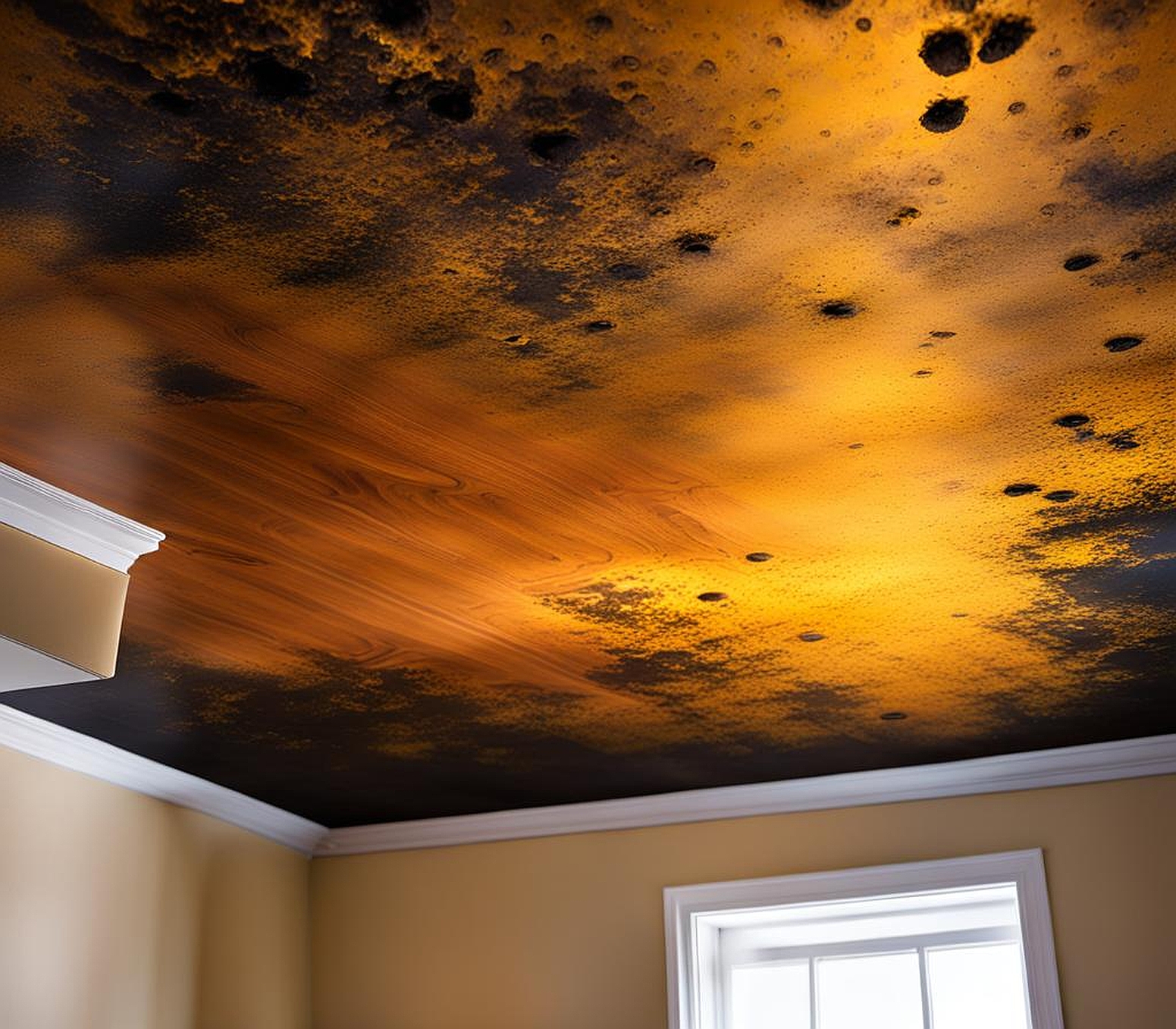 Signs of Toxic Black Mold on Ceiling and How to Remove It