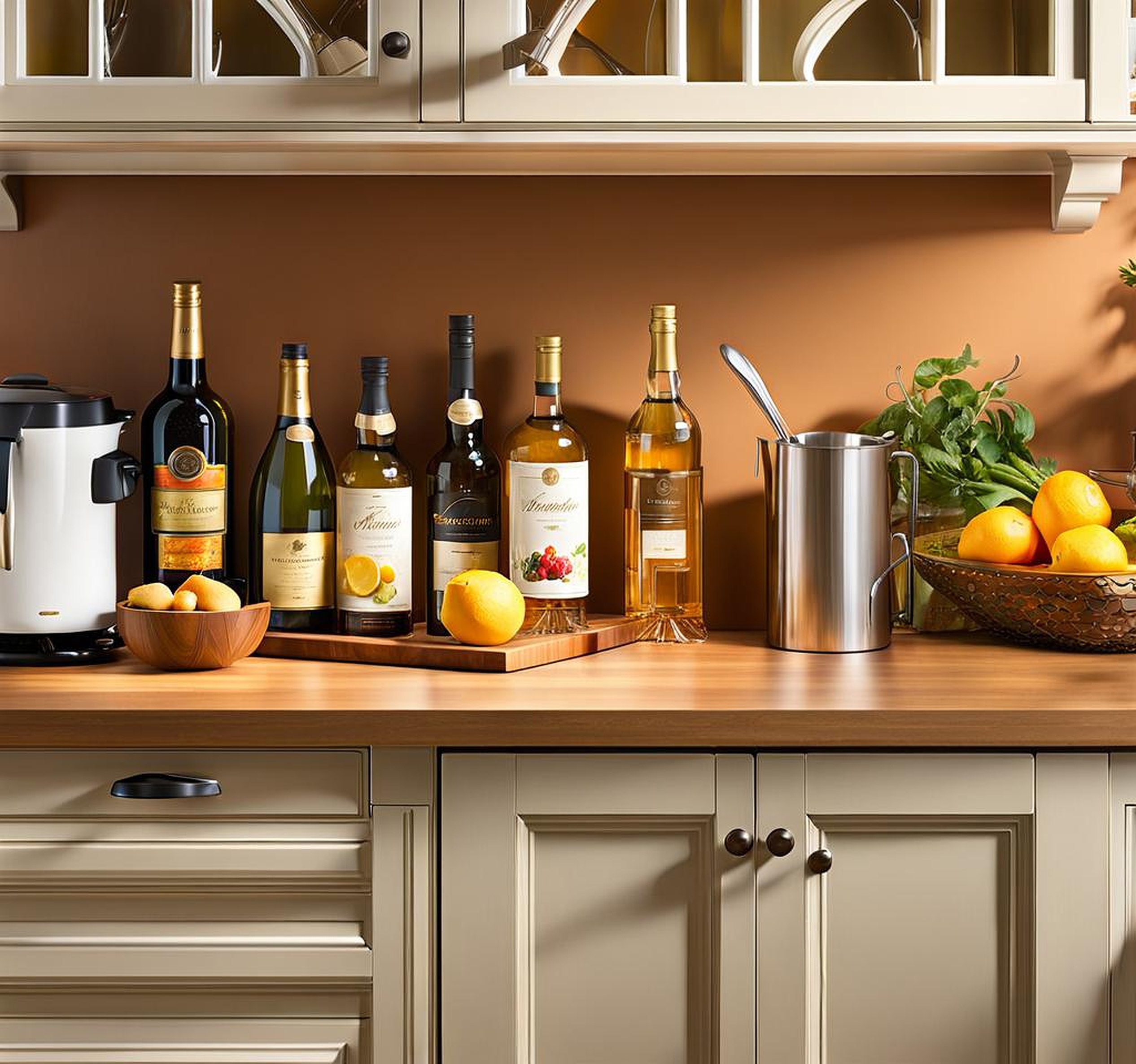 Kitchen Counter Beverage Station Organizers for Small Spaces and Budgets