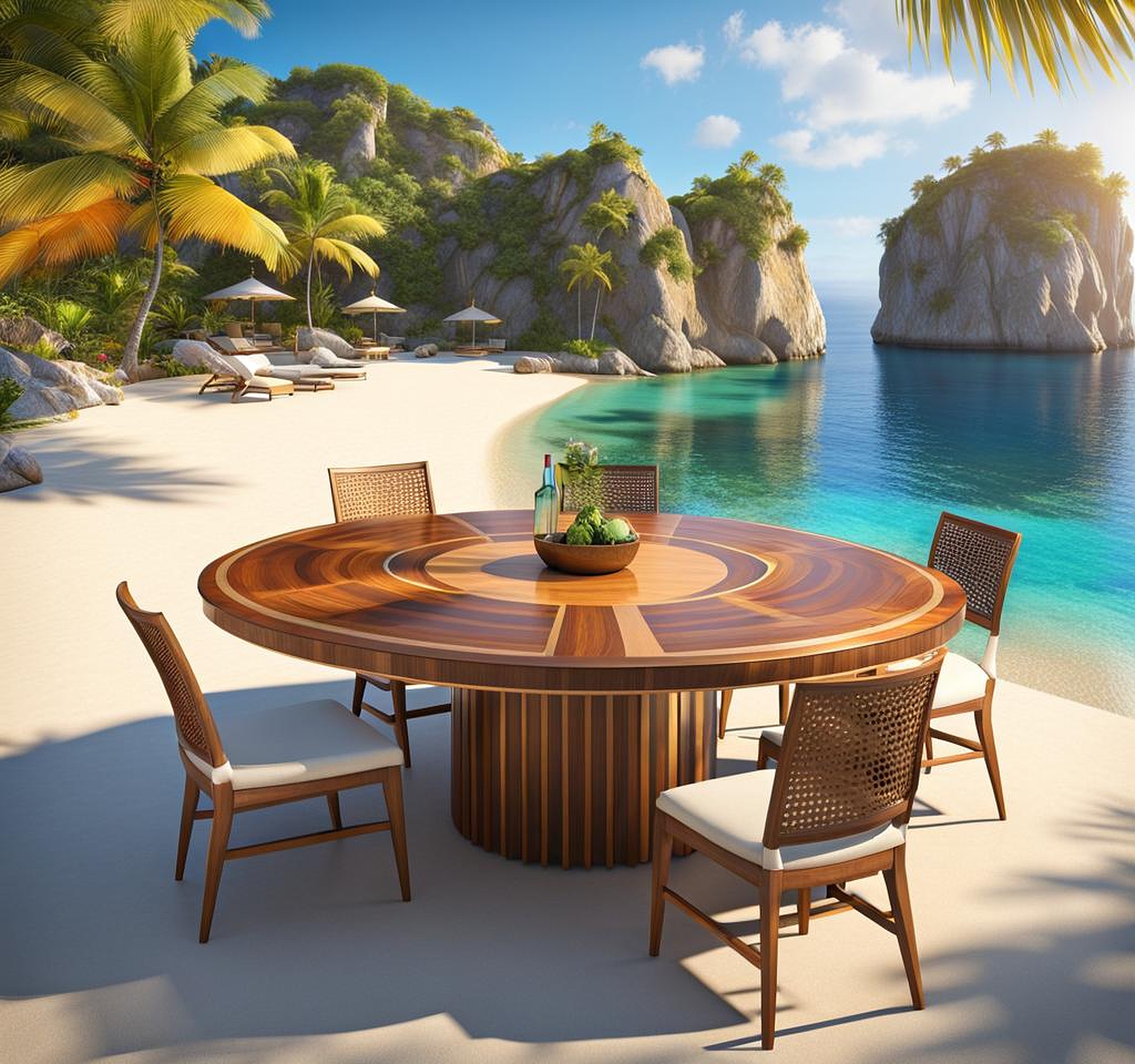 Expert Guide to Designing an Island with Round Table Attached