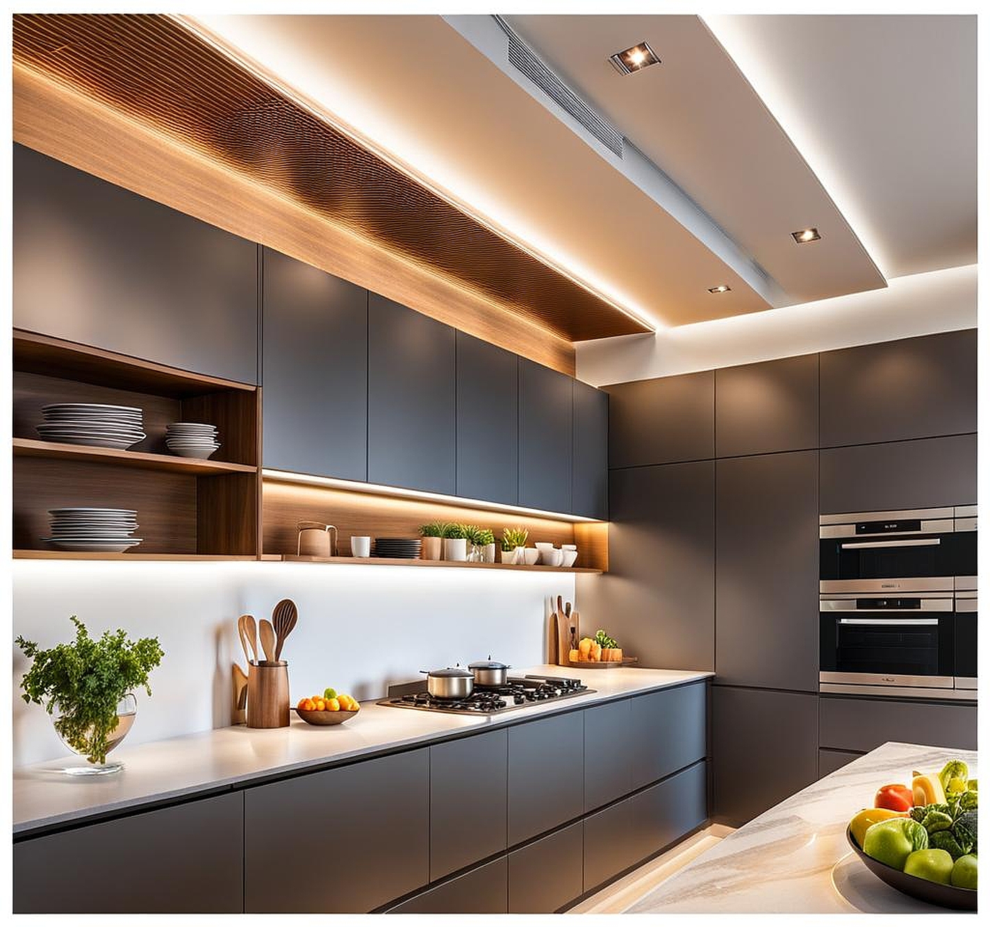 creative ideas for kitchen soffits