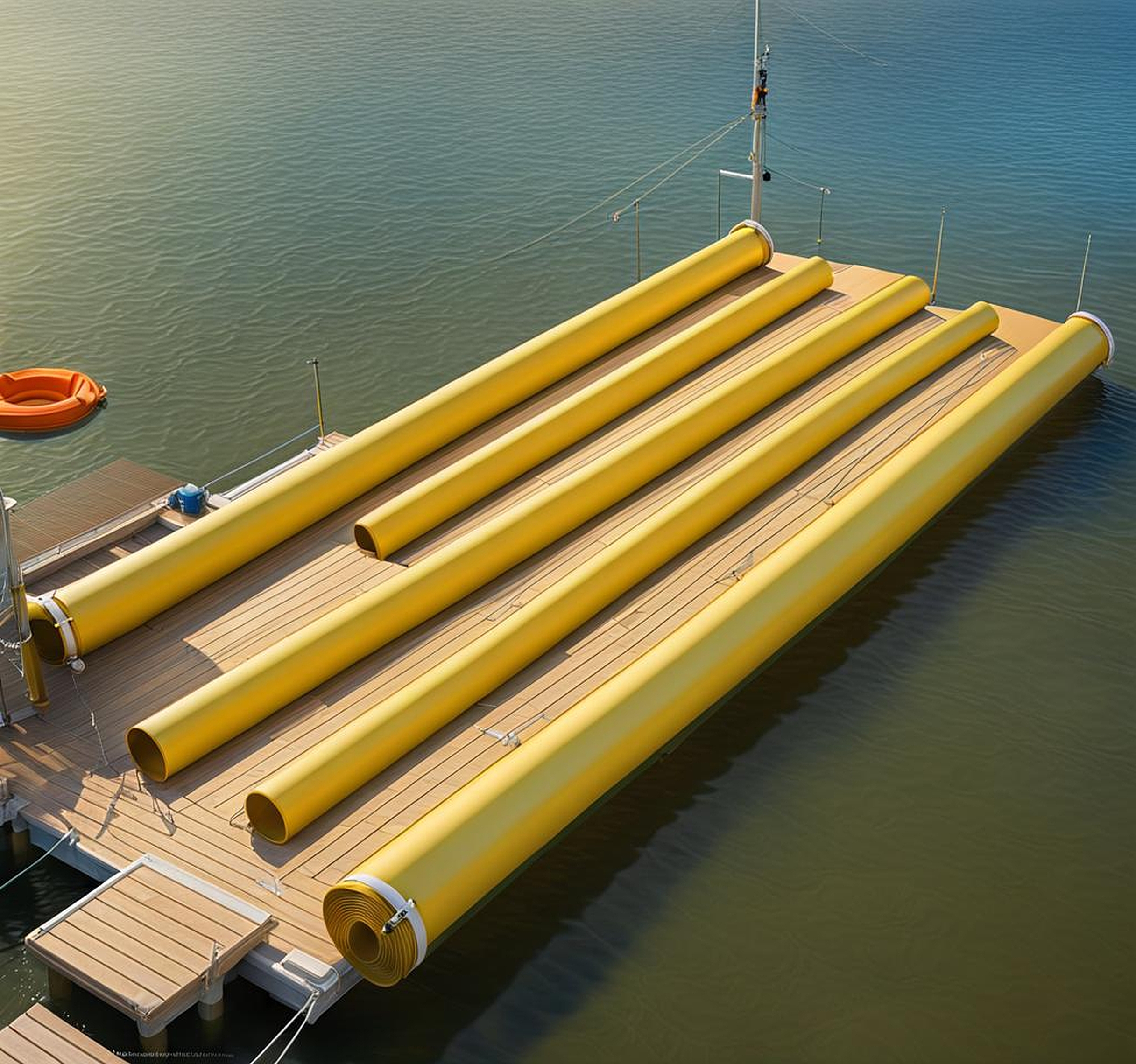 pvc pipe floating dock