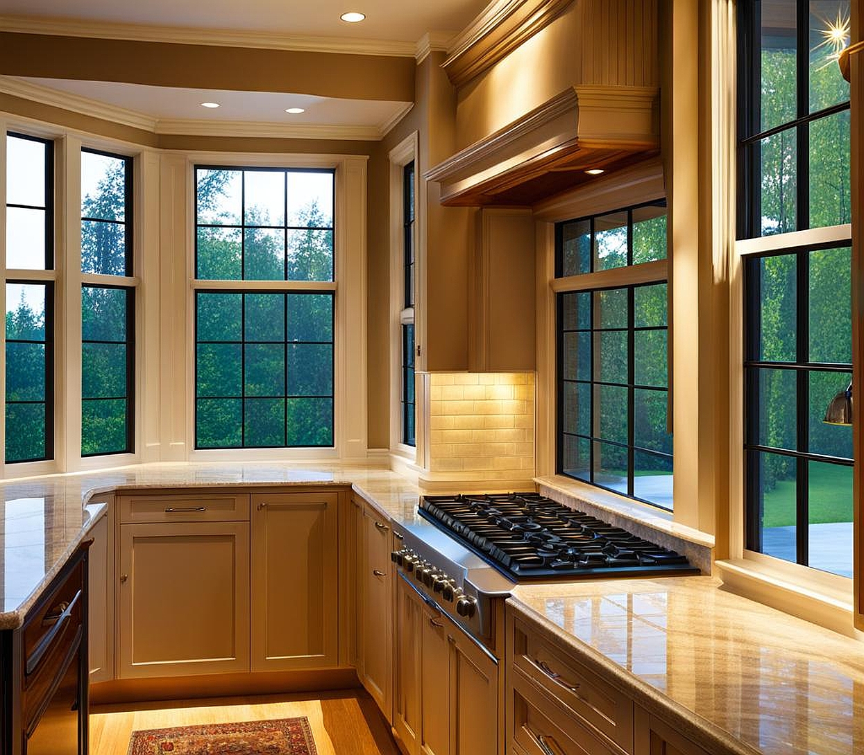 Small Bay Window Solutions for Kitchens Under 60 Wide