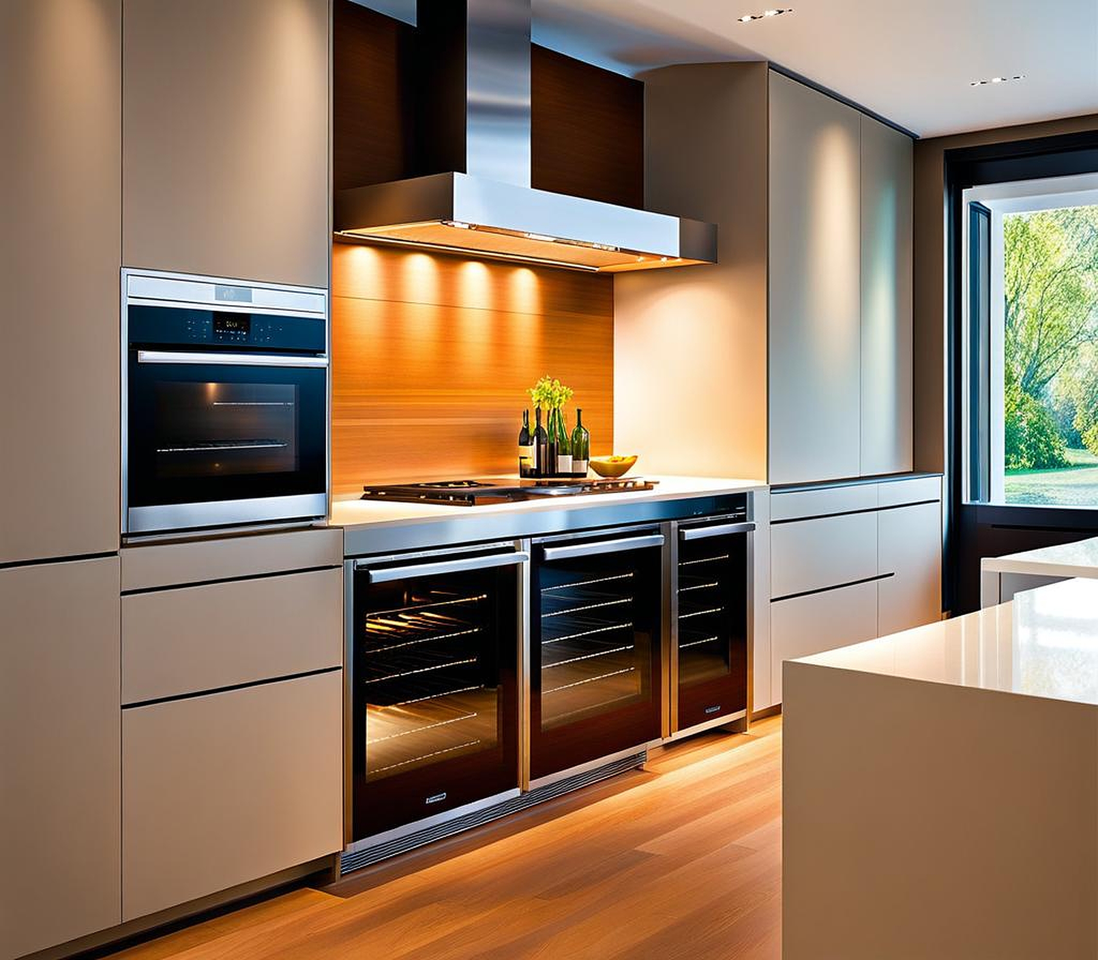 Innovative Ways to Utilize the Gap Between Oven and Cabinet in Your Kitchen Design