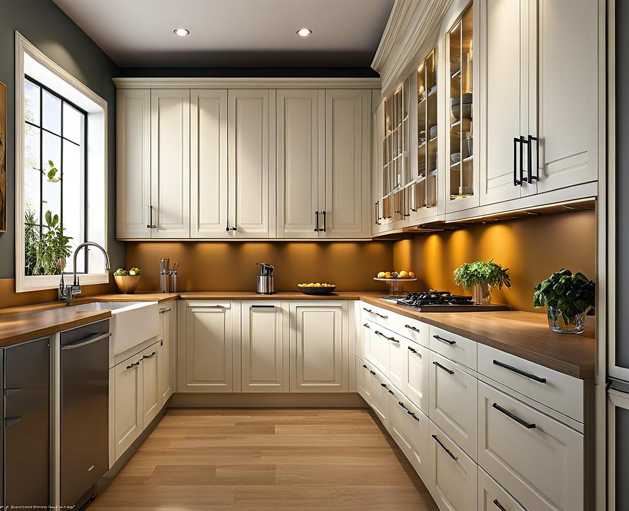 standard height for upper kitchen cabinets