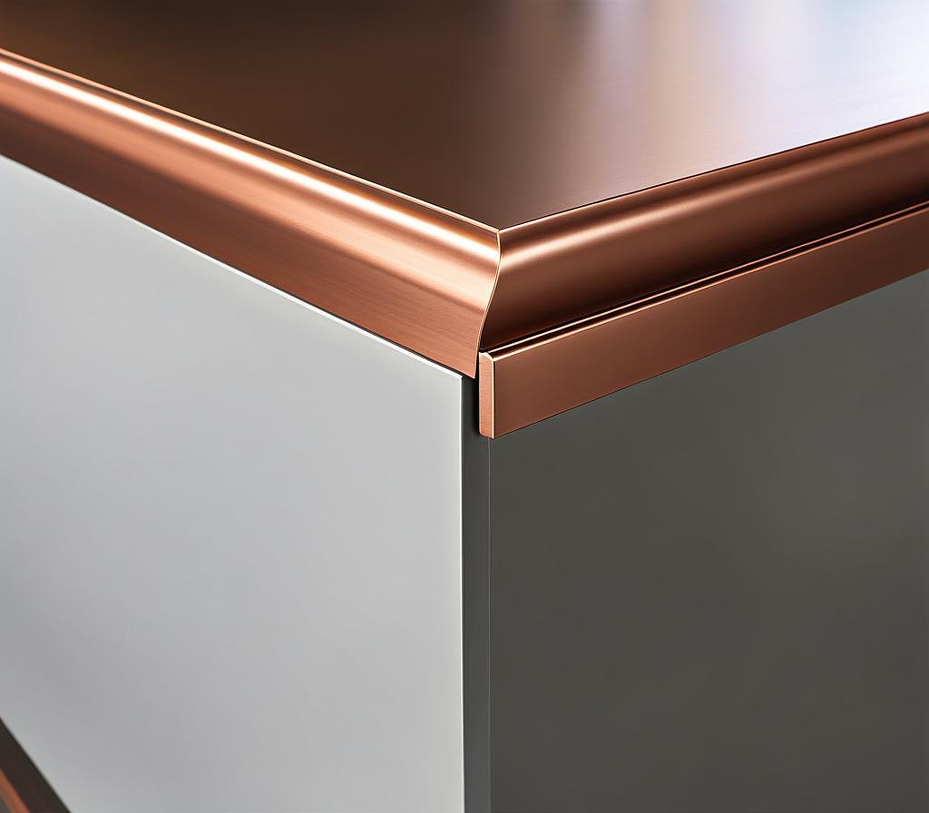 metal countertop edge trim