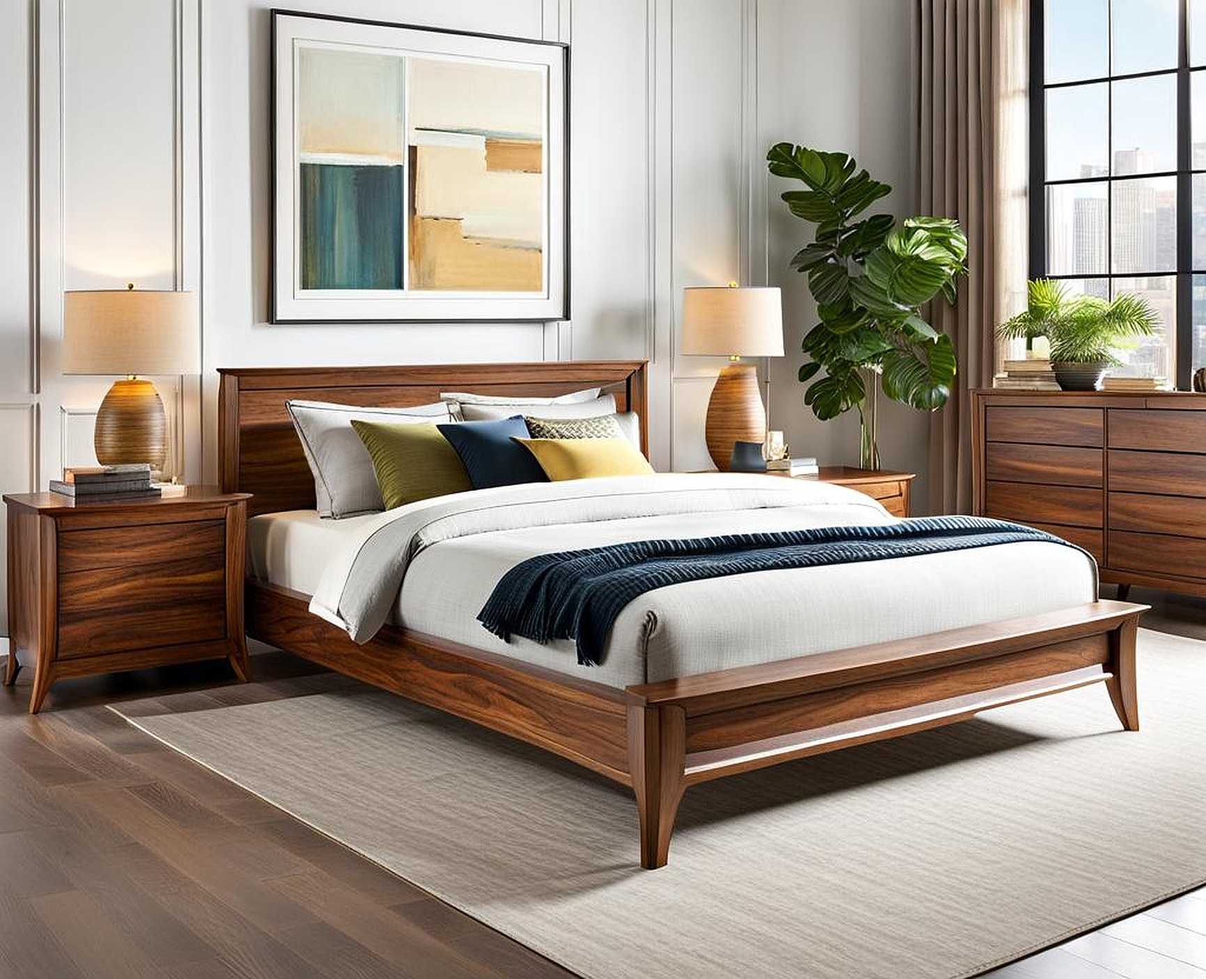 greenport solid wood platform bed