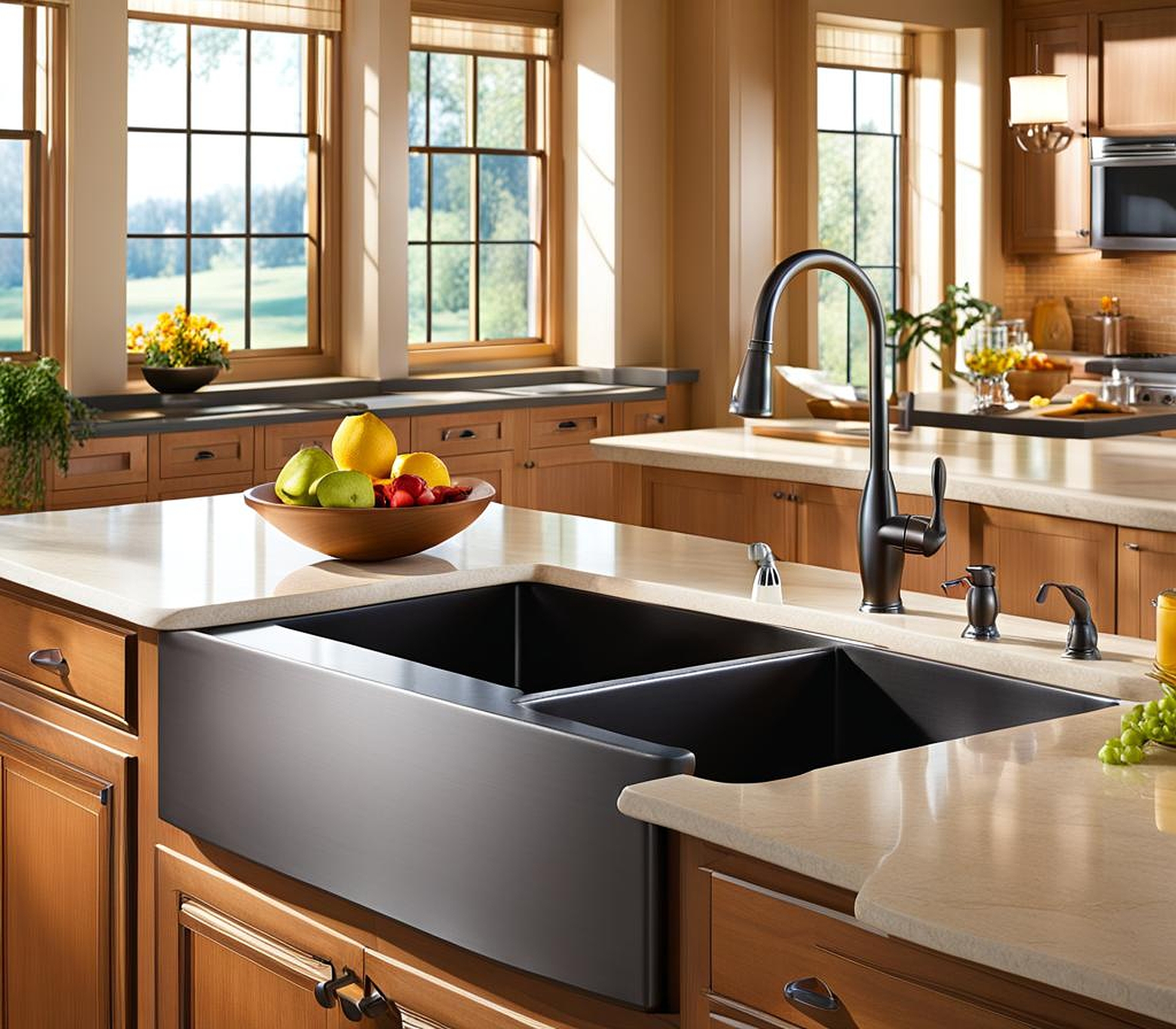 what is the standard size for a kitchen sink