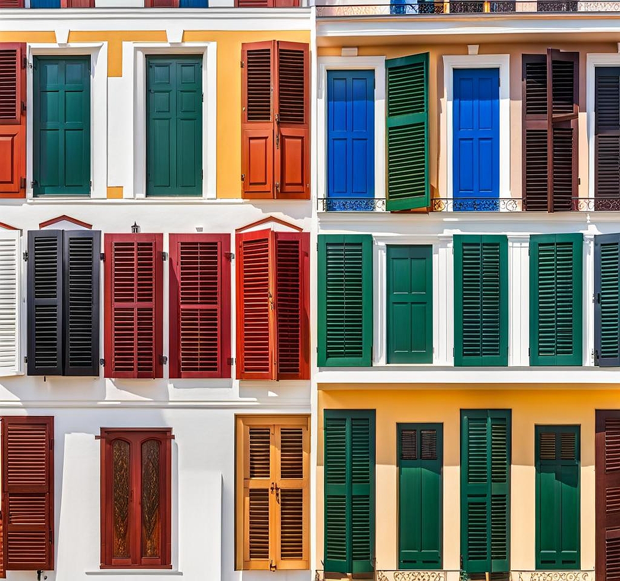 shutter colors for white houses