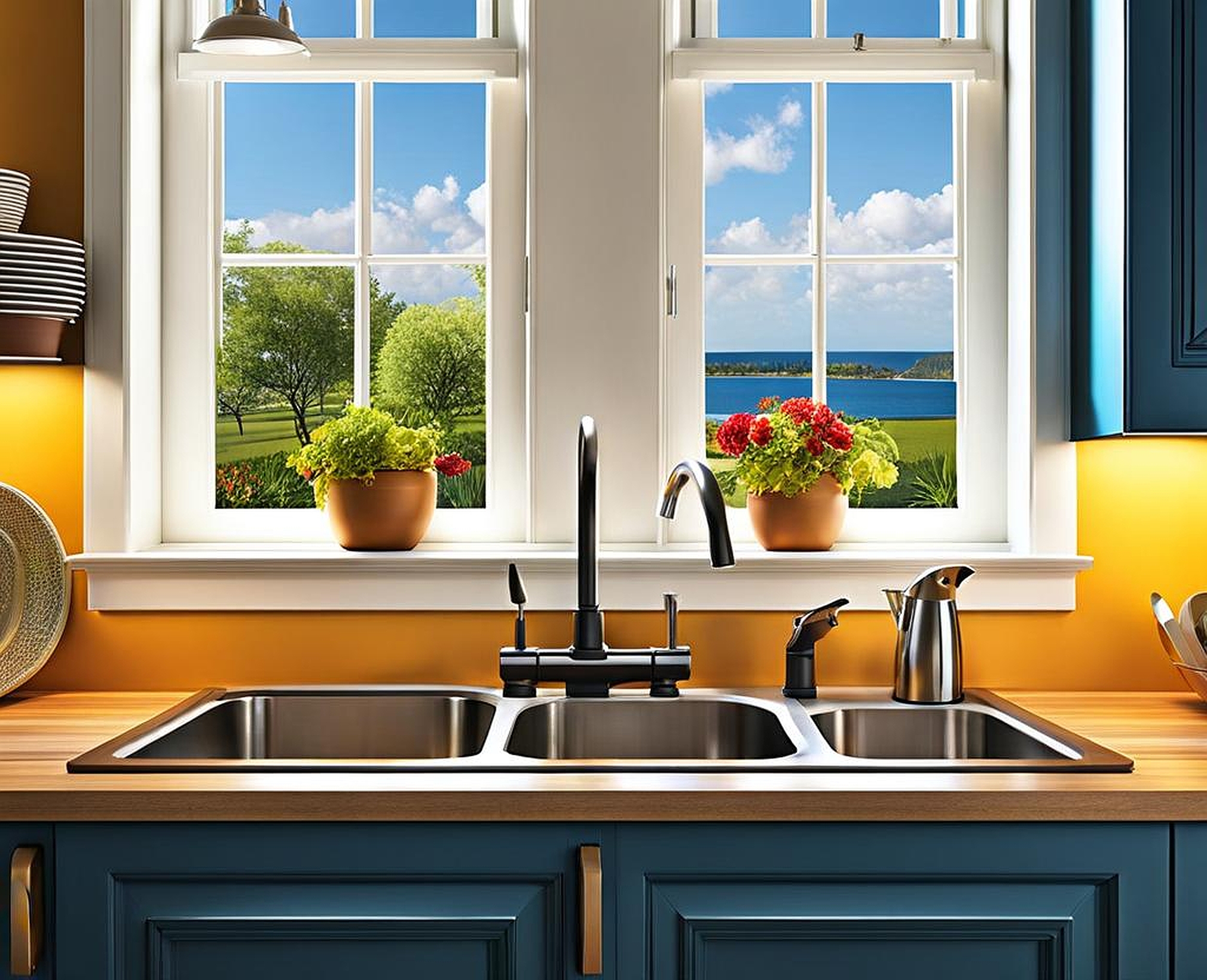 Above Kitchen Sink Decor Ideas for a Stylish Cooking Zone