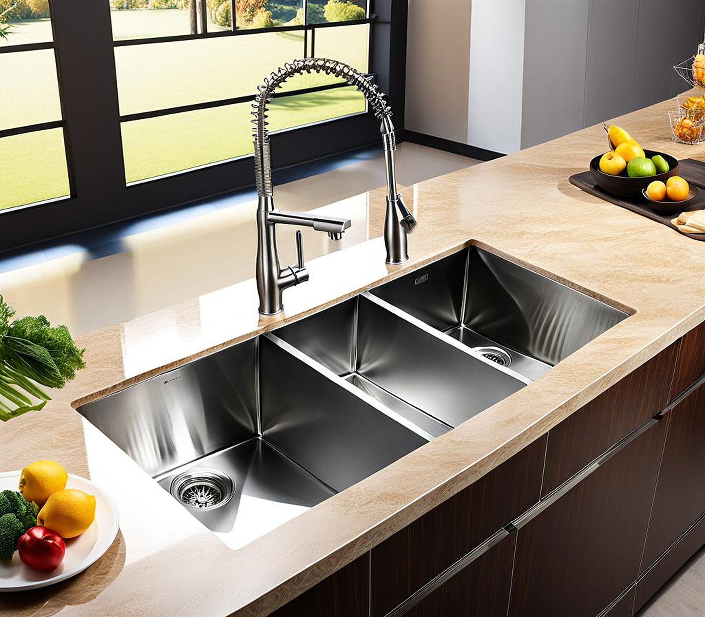 Stunning Ariel Stainless Steel Sinks for Kitchen Interior Bliss