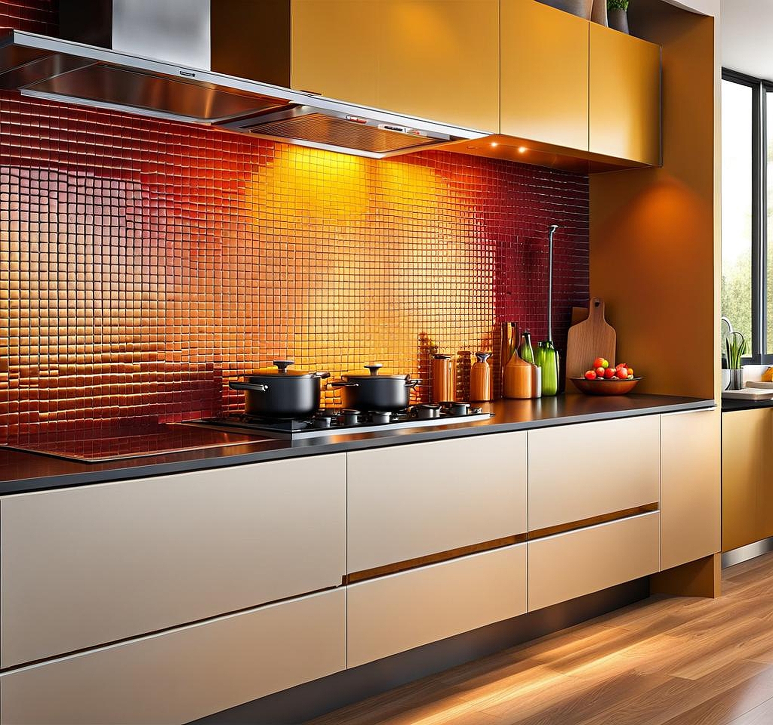 Vibrant Back Splash Options for Extraordinary Kitchen Walls