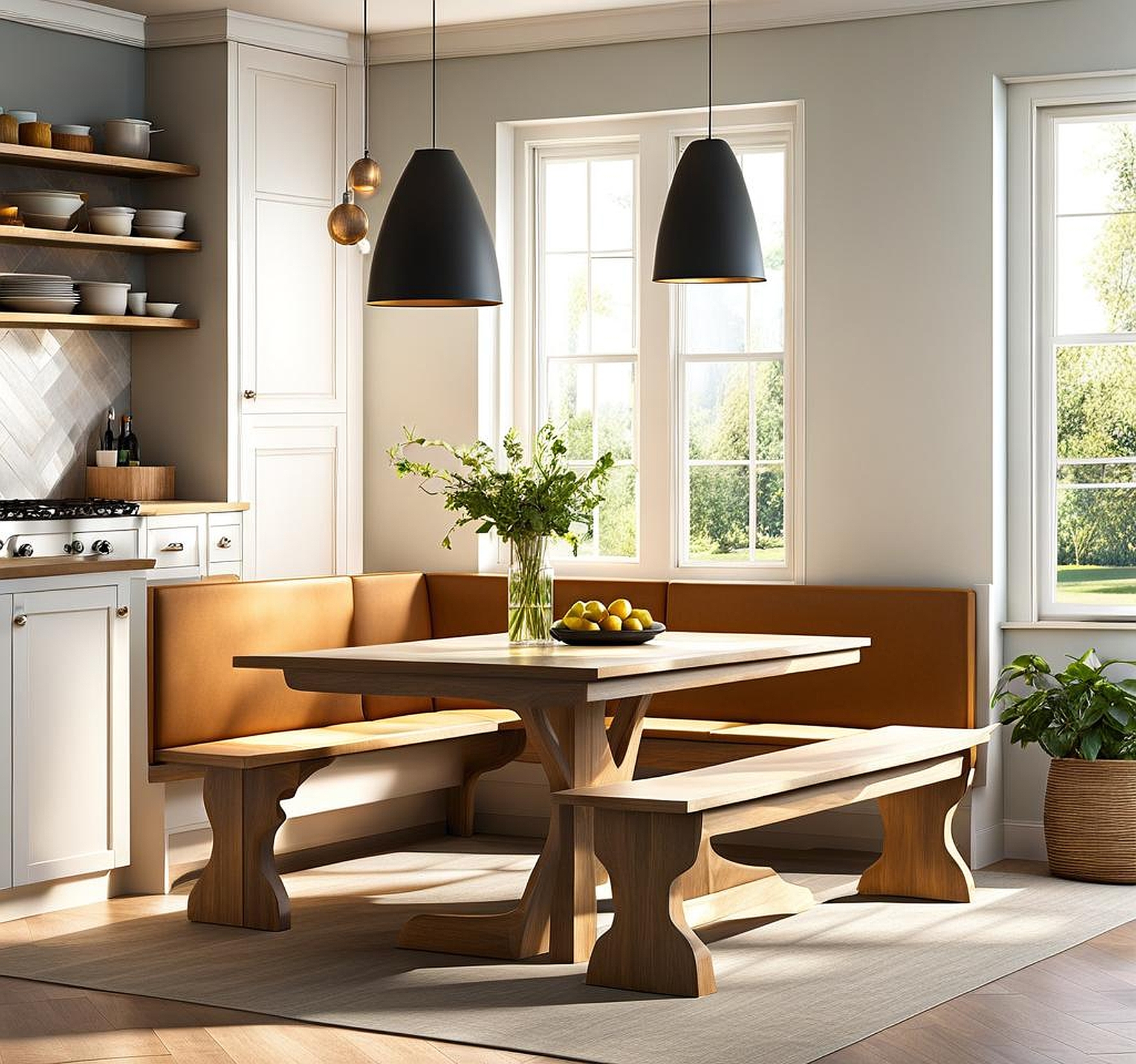 bench seating for kitchen table