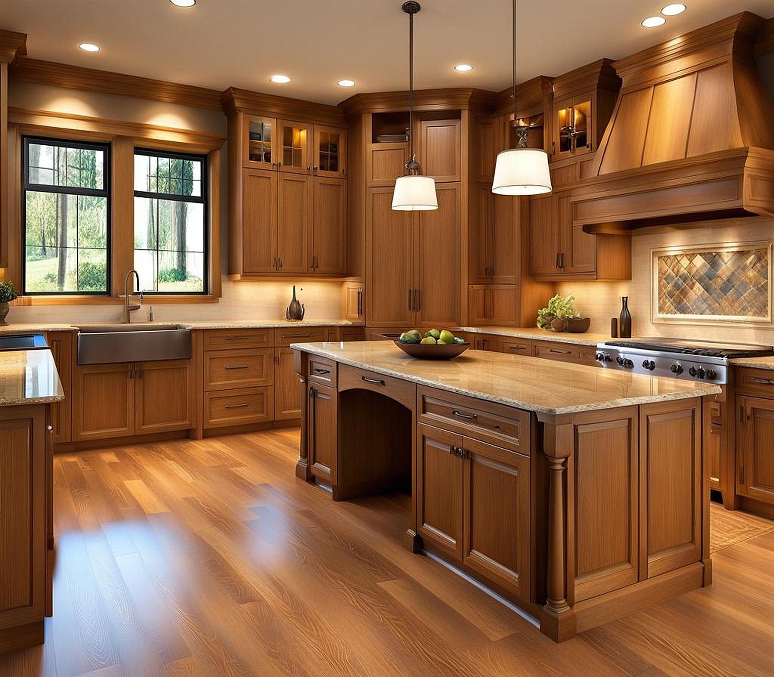 Best Flooring Options with Oak Cabinets