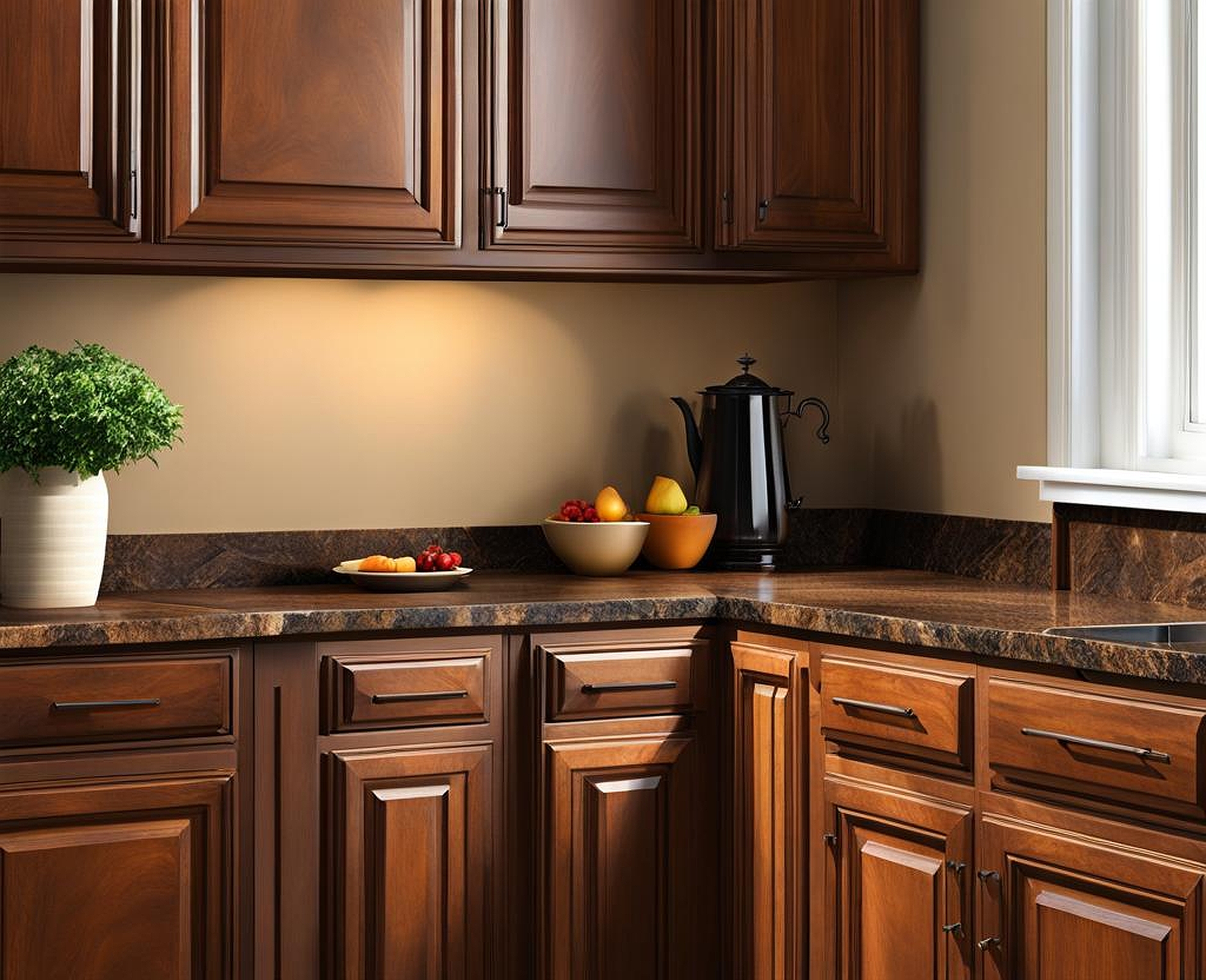 cabinet colors for brown granite