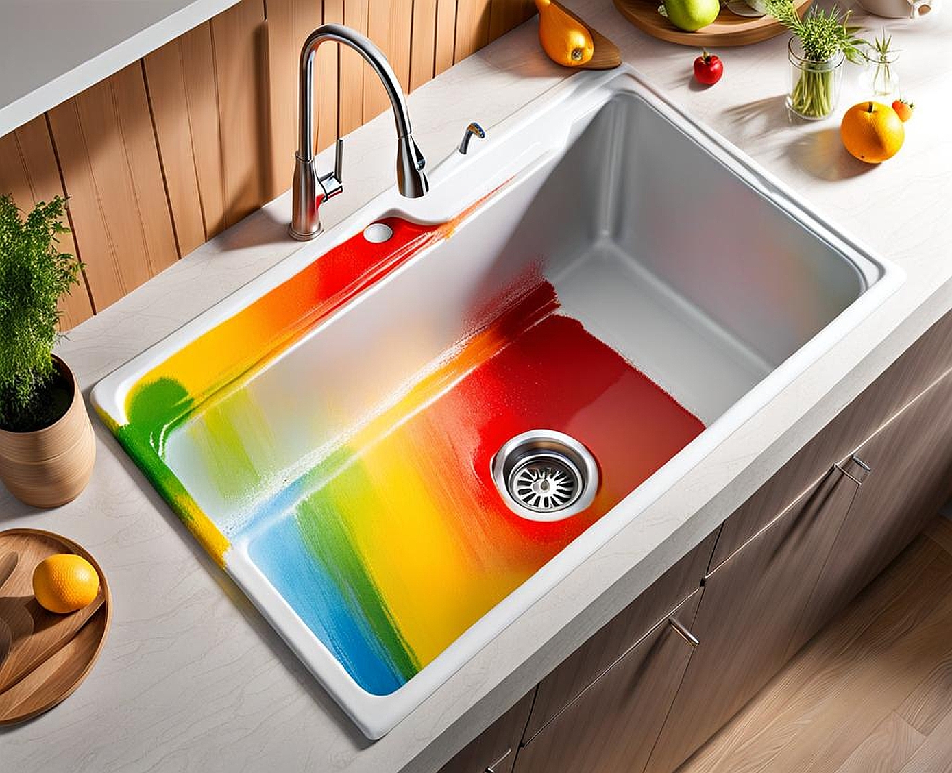 can you spray paint kitchen sink