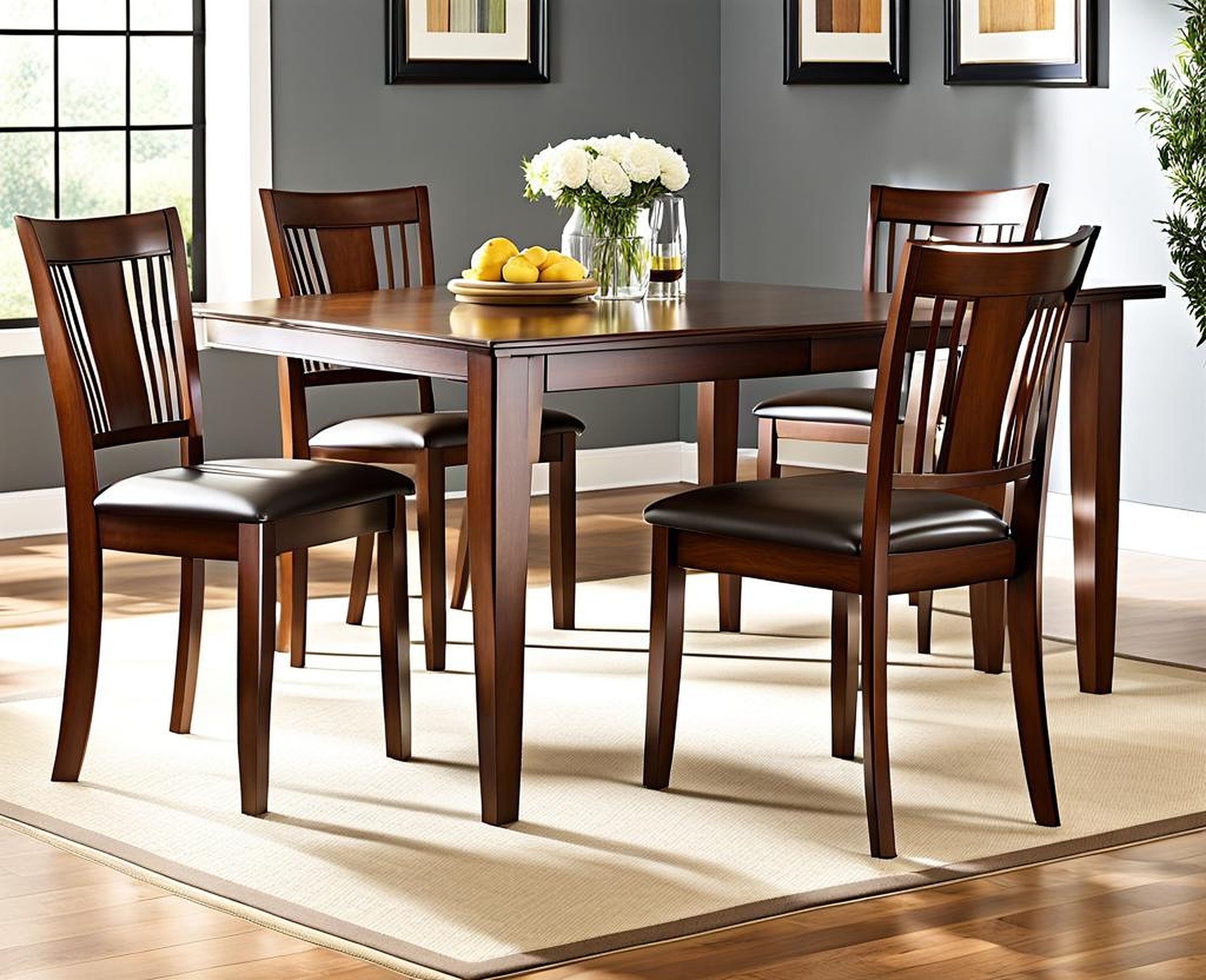 Affordable 4-Chair Sets for Cozy Kitchen Seating