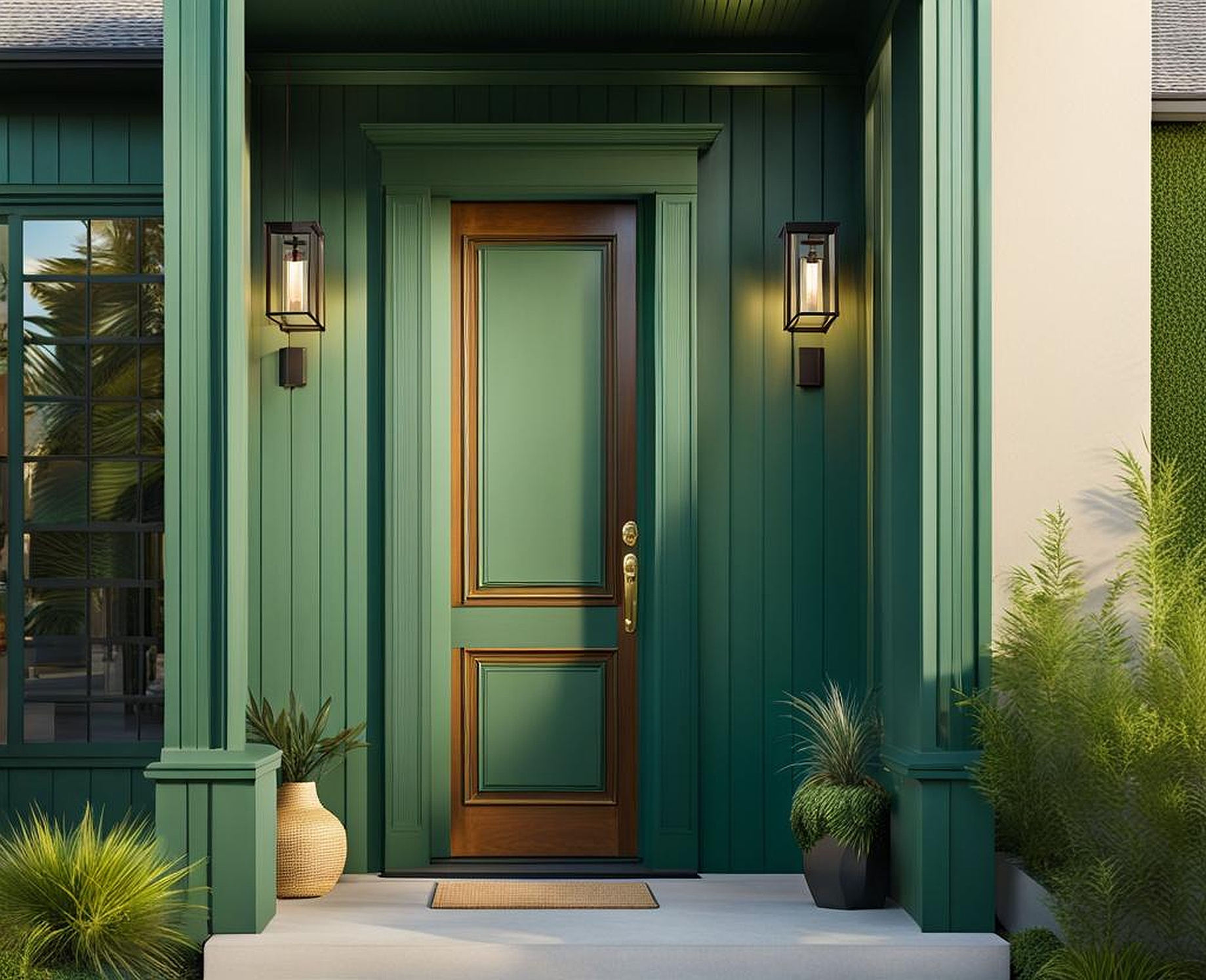 coastal green exterior paint colors