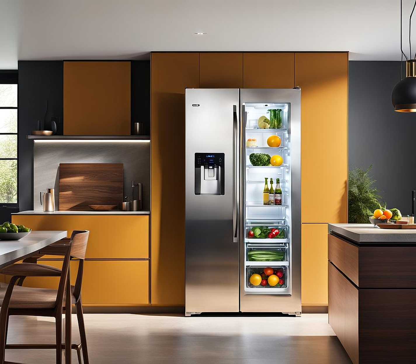 Thoughtful Counter Width Fridge Dimensions Considerations