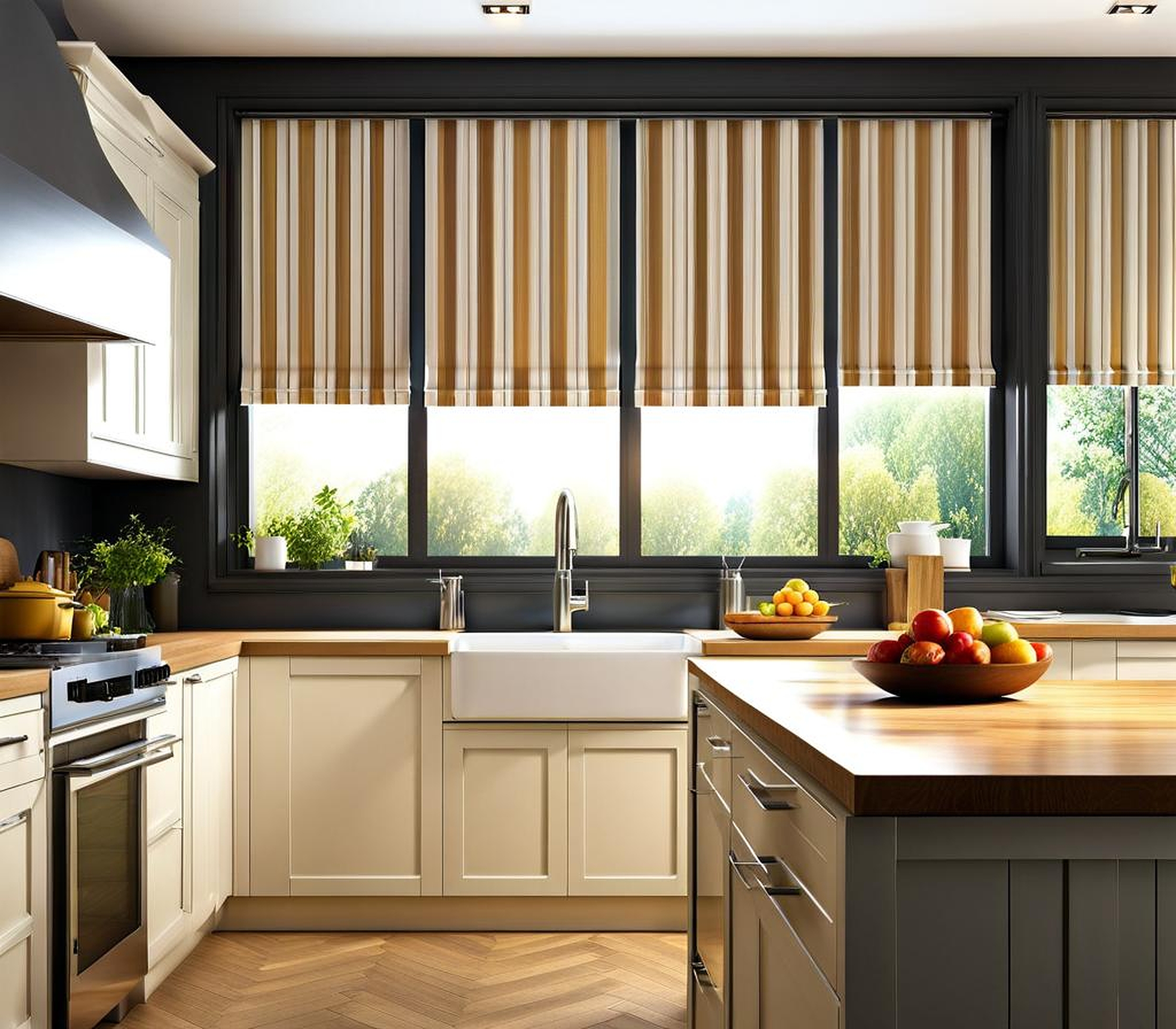 curtains or blinds for kitchen window