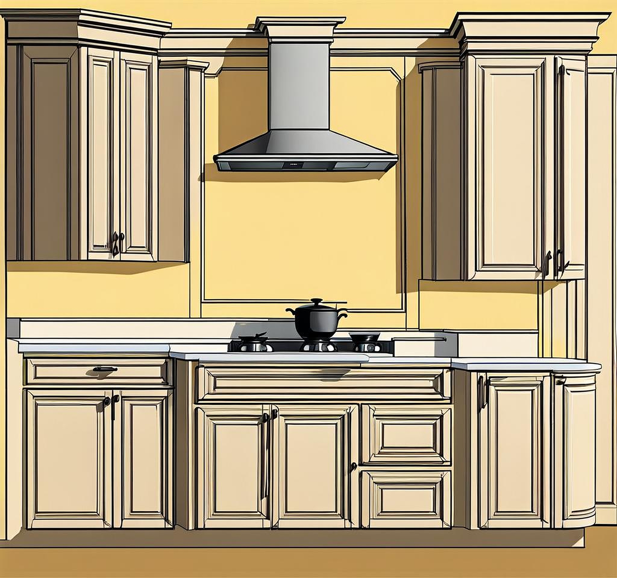 dimensions of kitchen cabinets