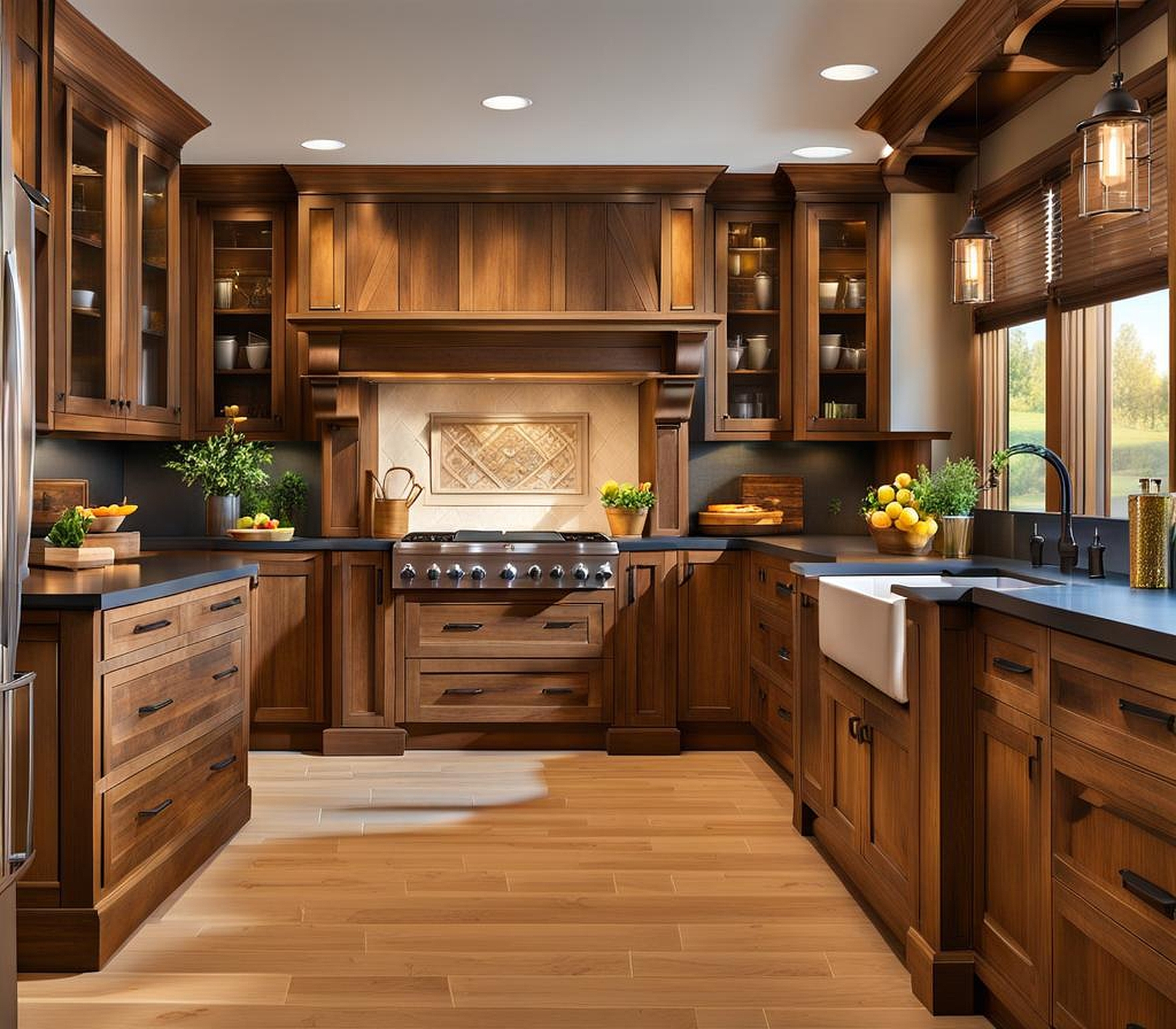 farm style kitchen cabinets