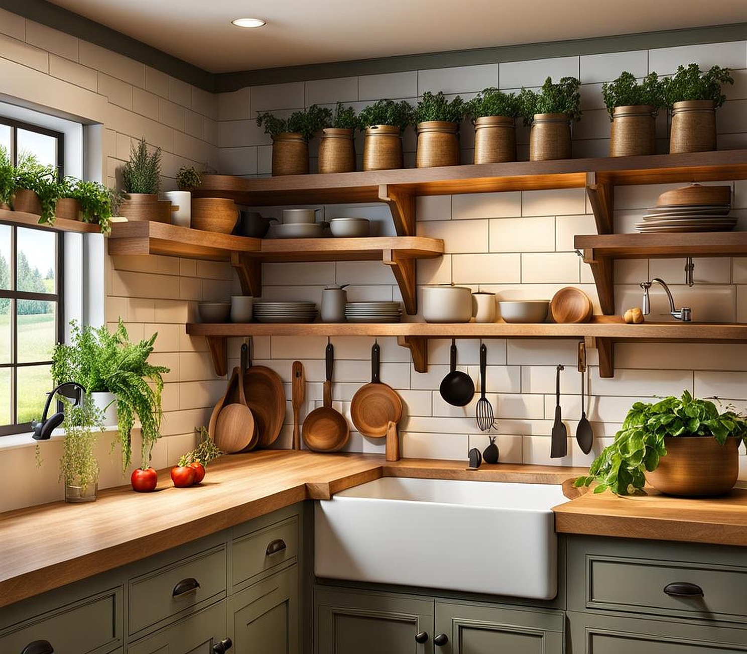 farmhouse kitchen wall decor ideas