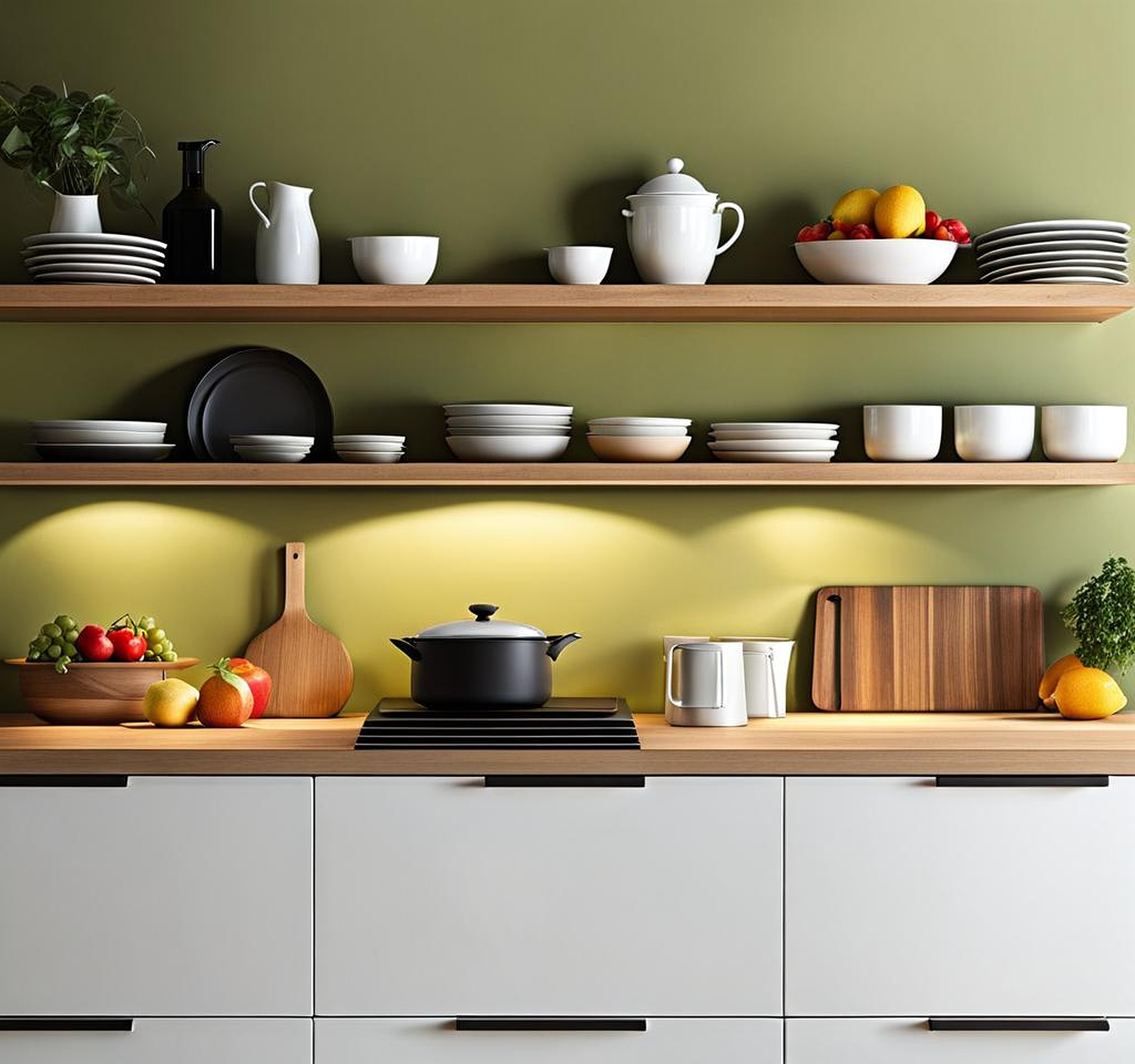 floating shelves ideas for kitchen