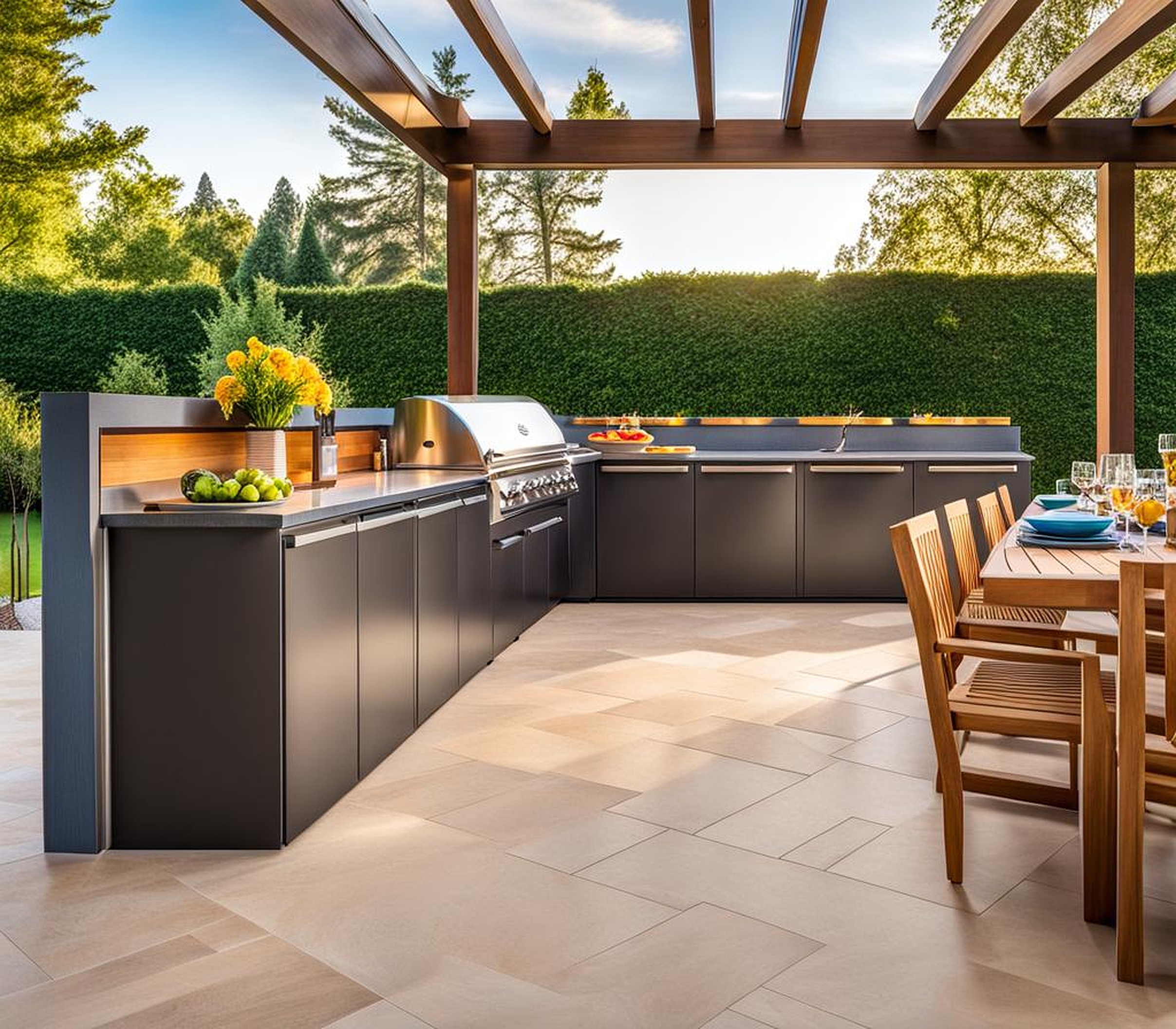 frames for outdoor kitchens