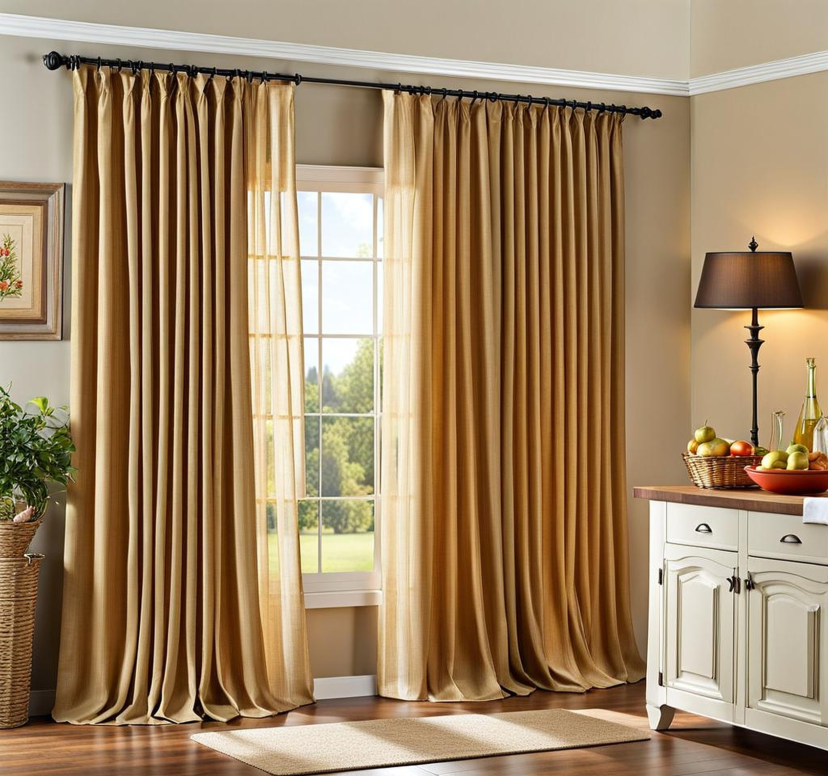 french country curtains for kitchen