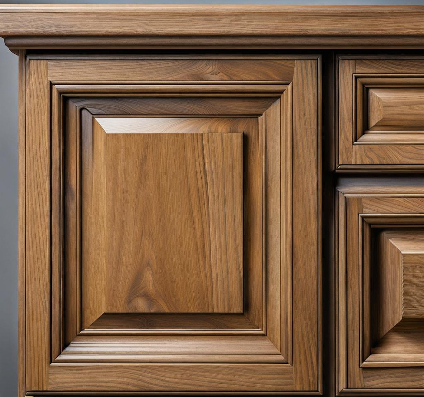 Stunning Gray Stains to Accentuate Oak Cabinet Details