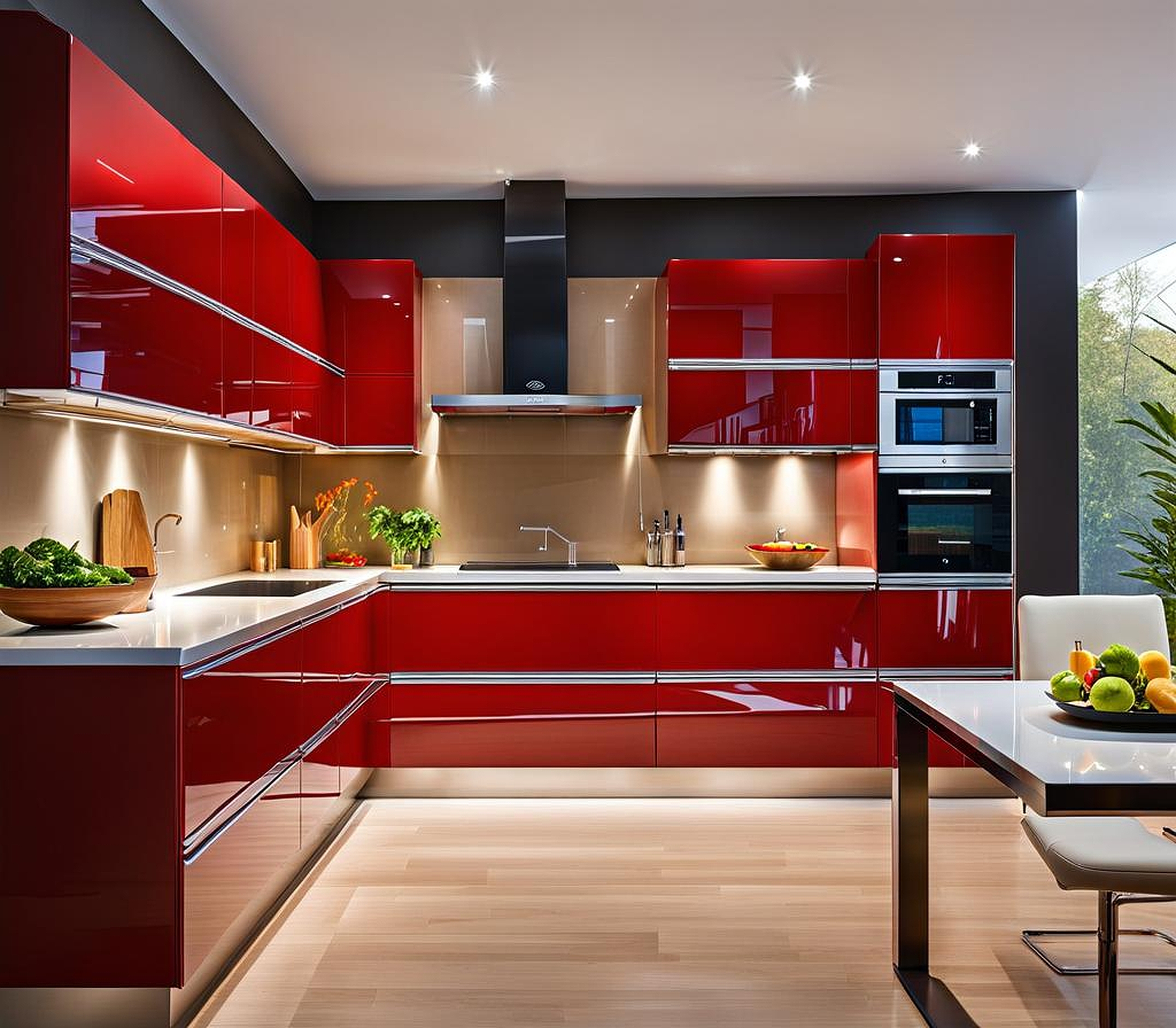 high gloss kitchen cabinets pros and cons