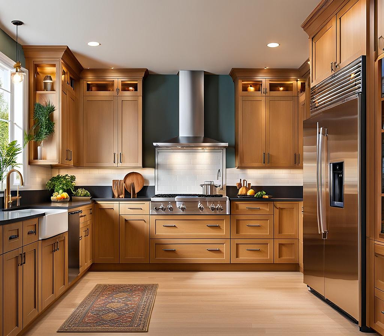 how tall are standard kitchen cabinets