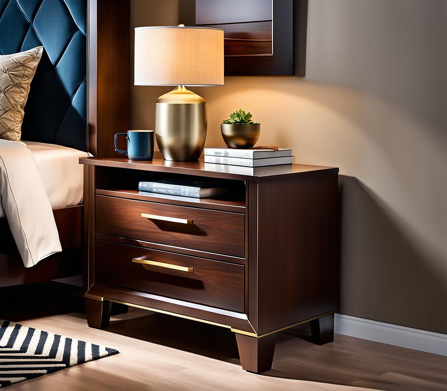 Master the Art of Nightstand Proportions for an Exquisite Bedroom Oasis