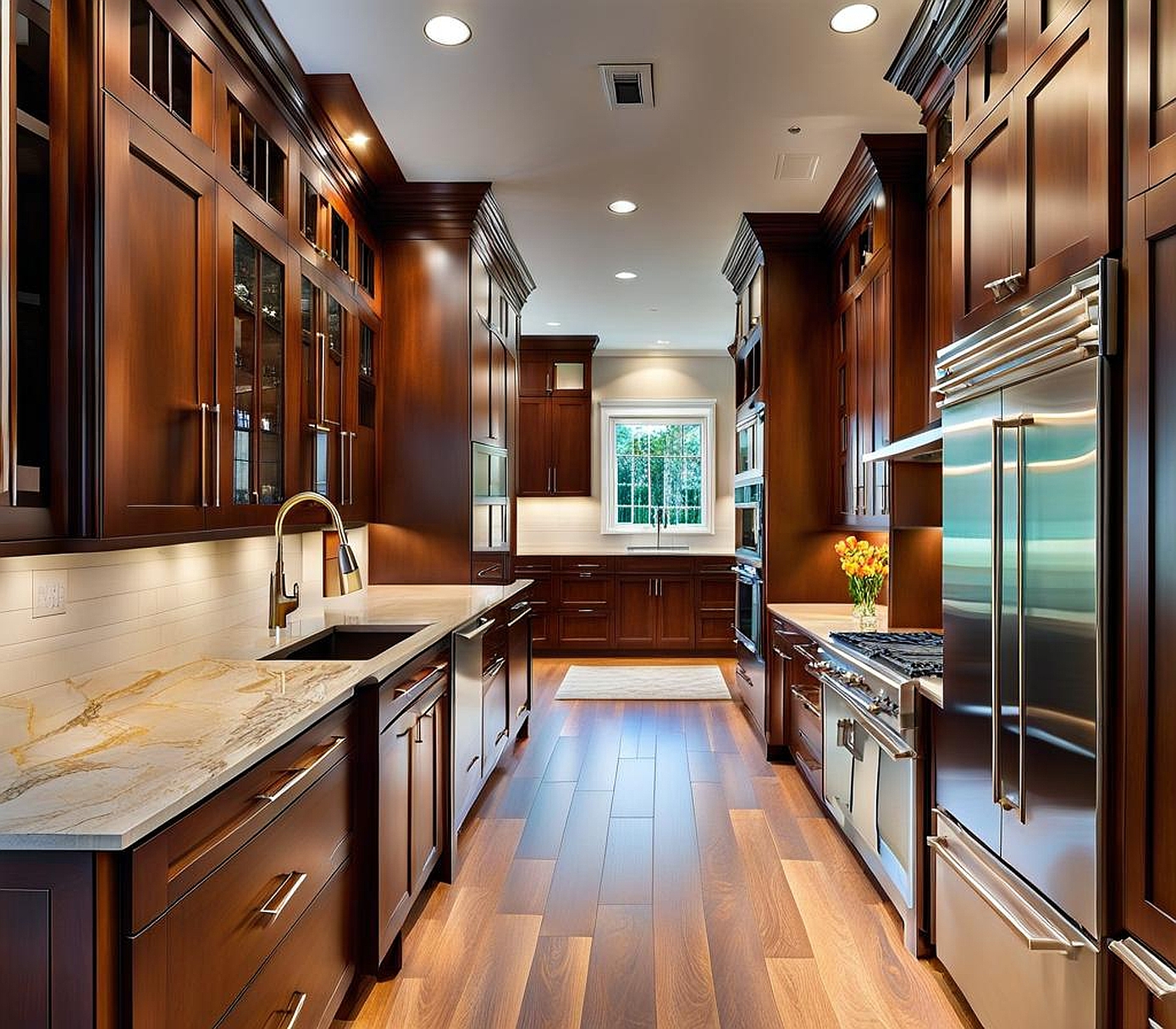 Build Sleek Floor to Ceiling Cabinets for Kitchen Elegance