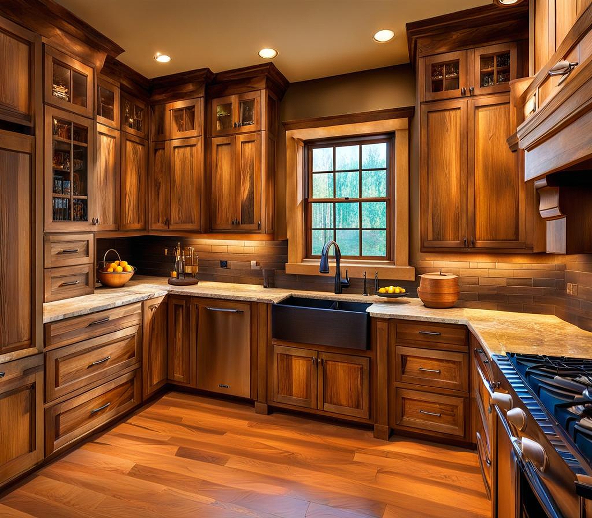 how to build rustic kitchen cabinets